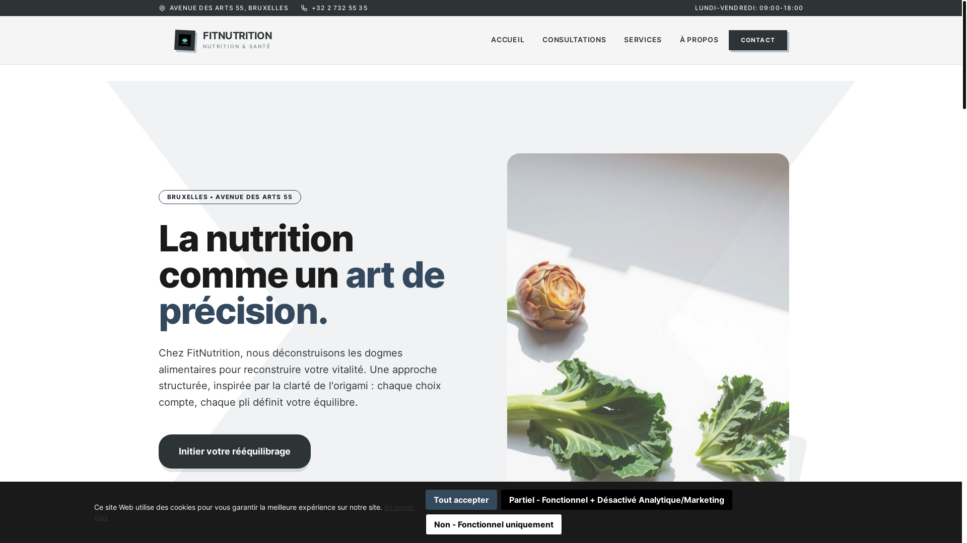website screenshot of https://fitnutritionai.info/