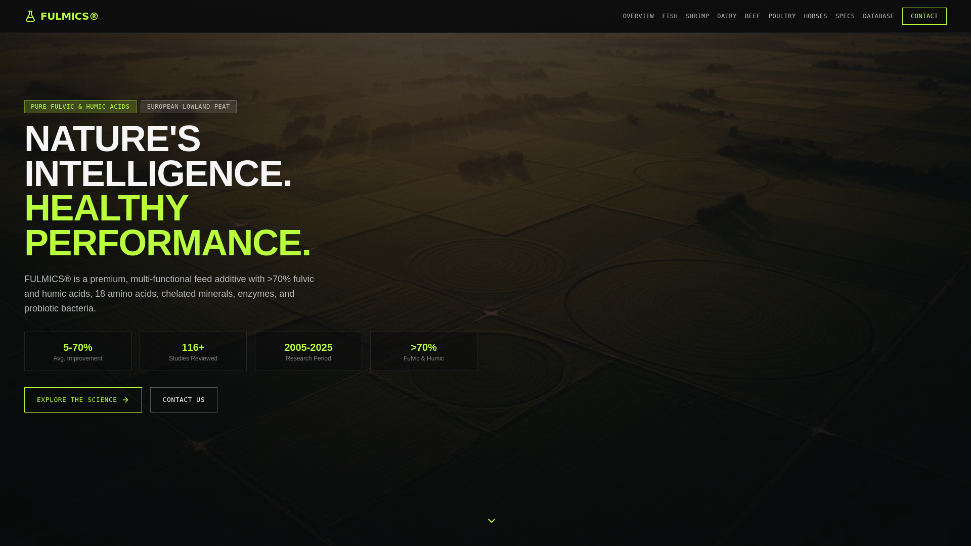 website screenshot of https://fulmics.org/
