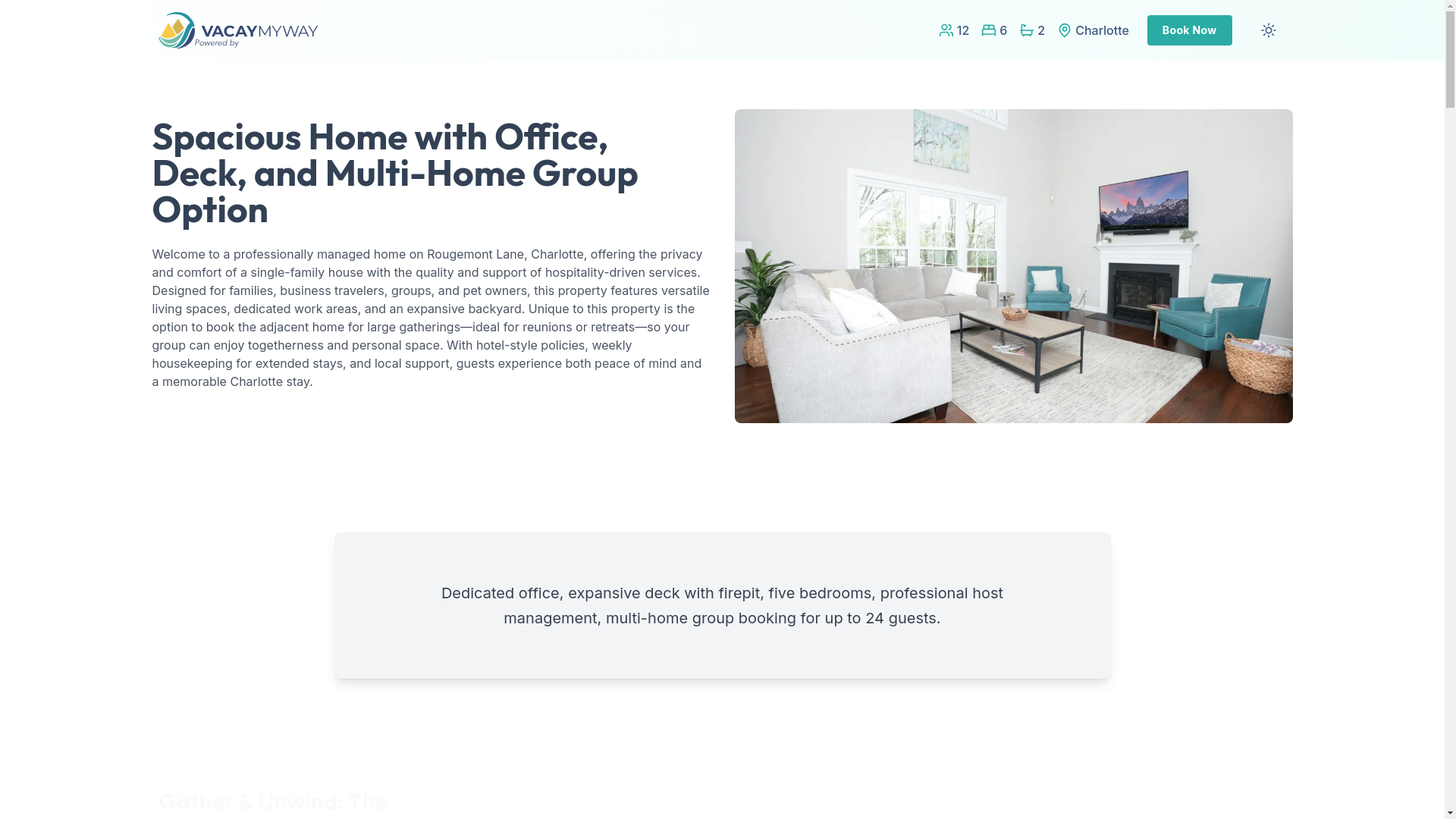 website screenshot of https://grouphaven.estate/