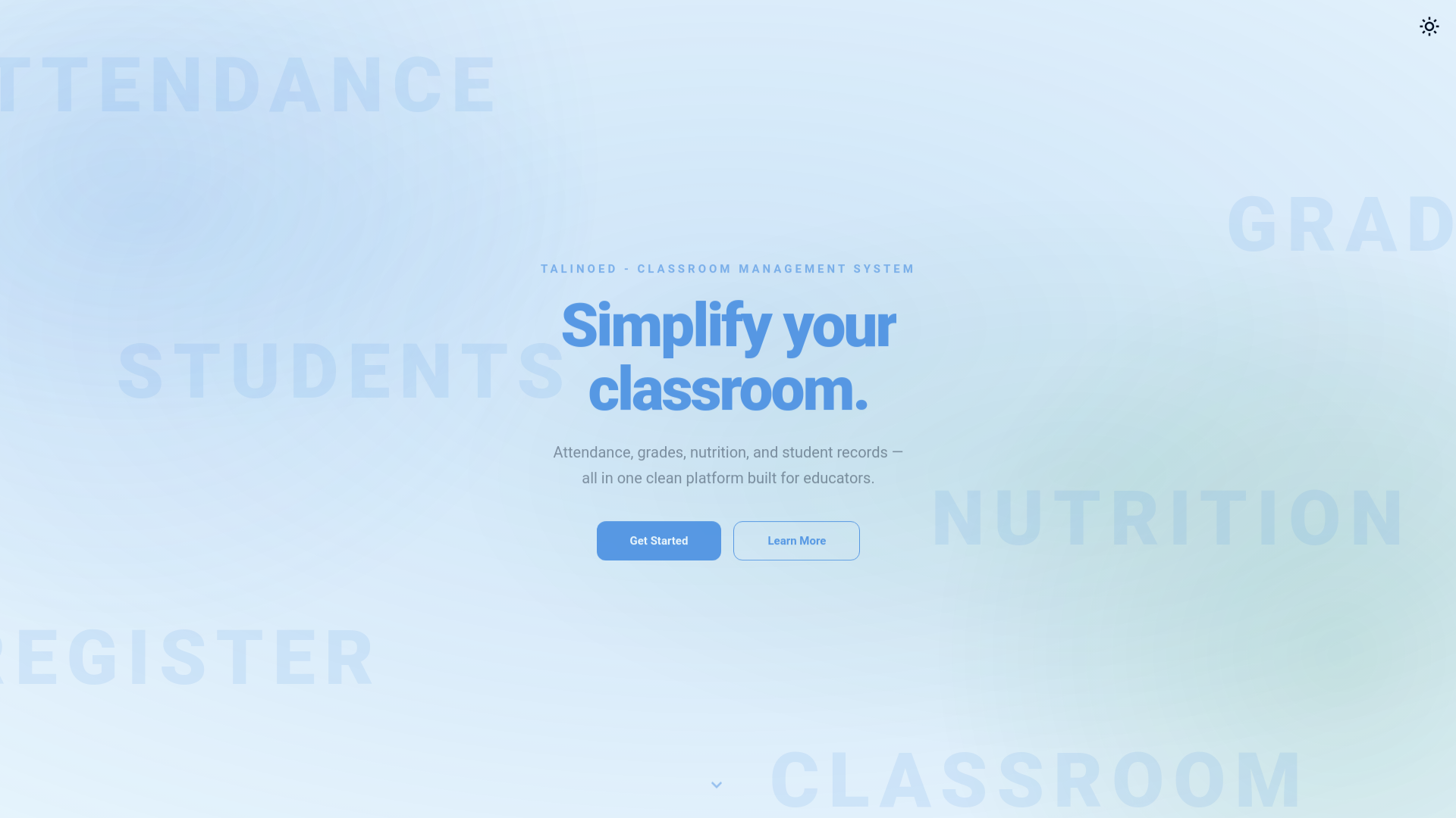 website screenshot of https://talinoed.pages.dev/