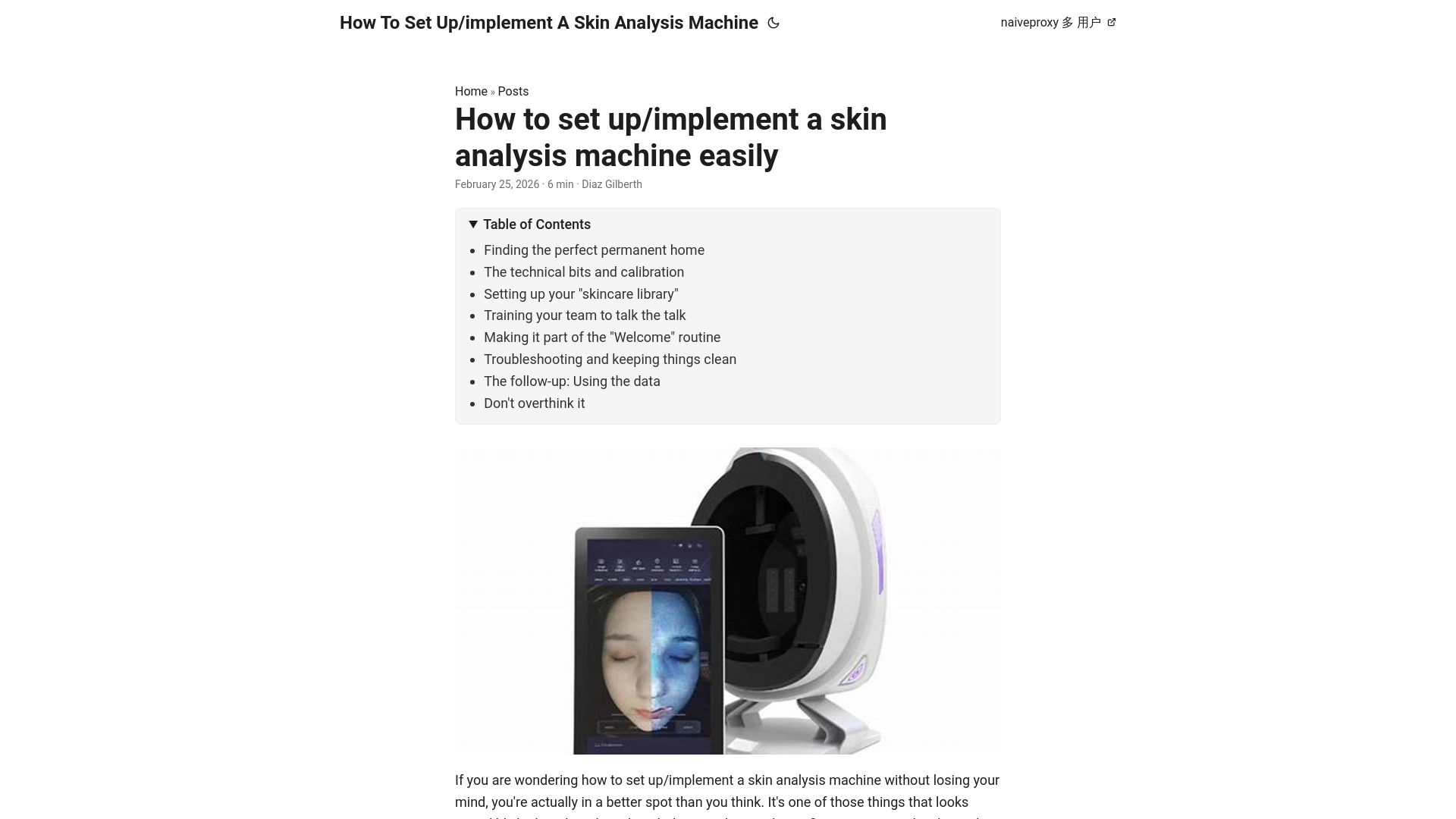 website screenshot of https://how-to-set-upimplement-a-skin-analysis-machine.pages.dev/
