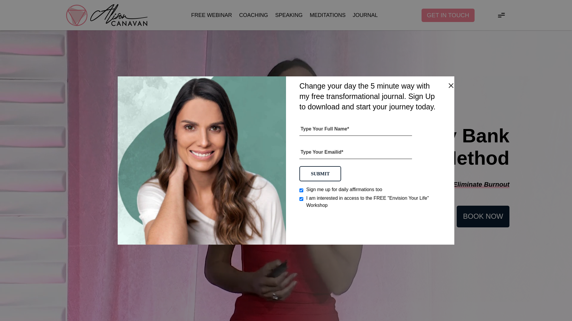 website screenshot of https://energybankmethod.com/