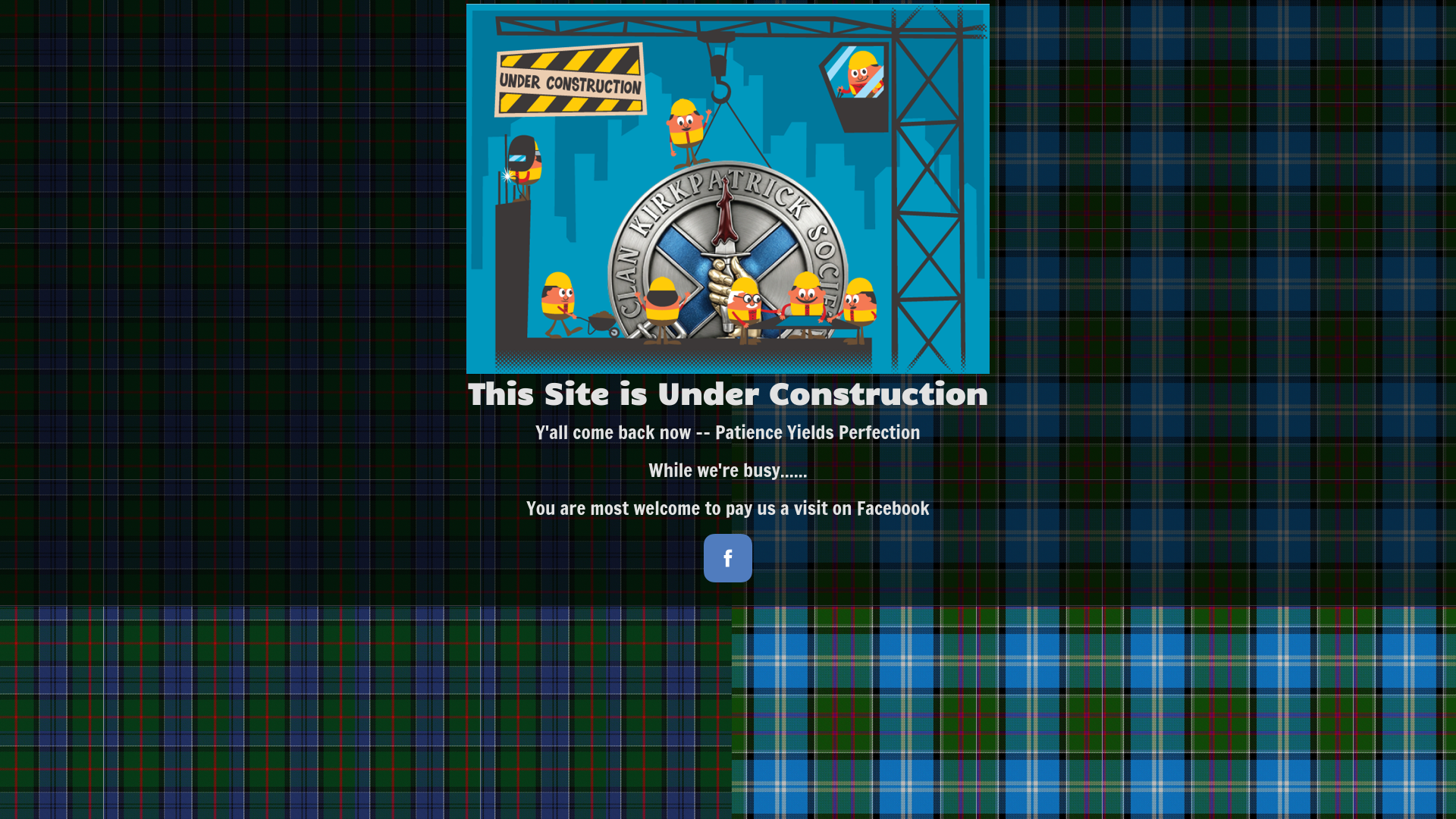 website screenshot of https://clankirkpatrick.scot/