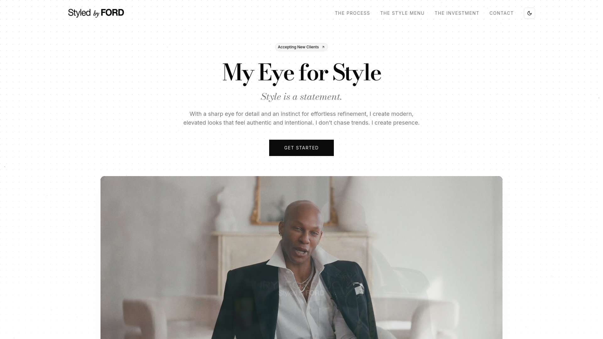 website screenshot of https://styledbyford.pages.dev/