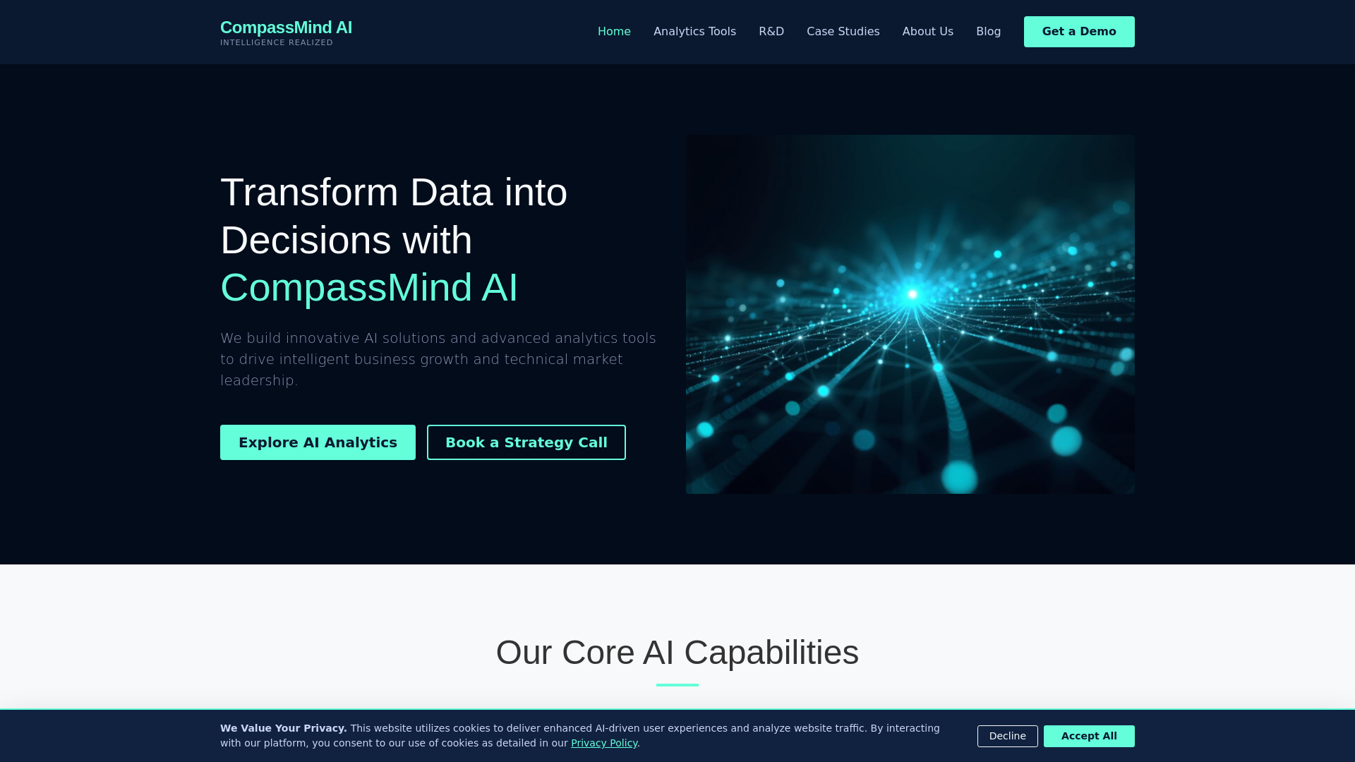 website screenshot of https://todetech.digital