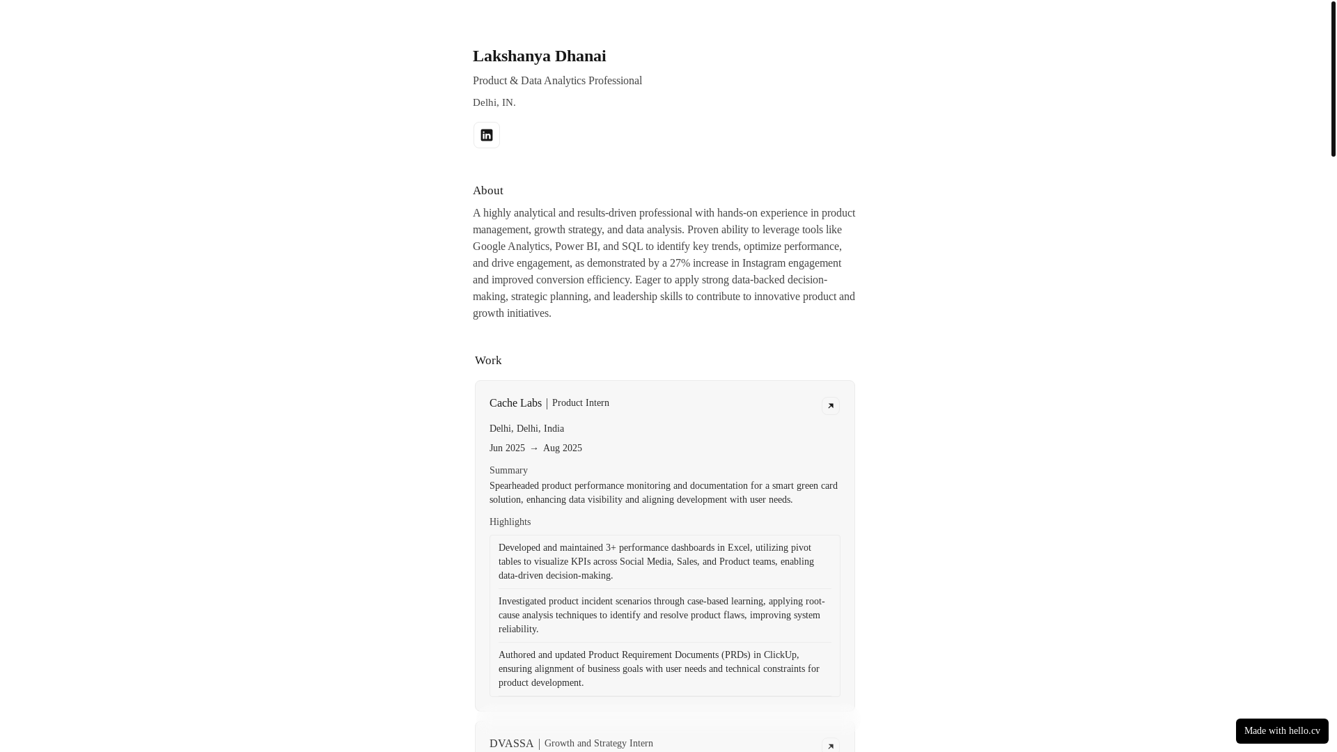 website screenshot of https://lakshanyadhanai.cv/