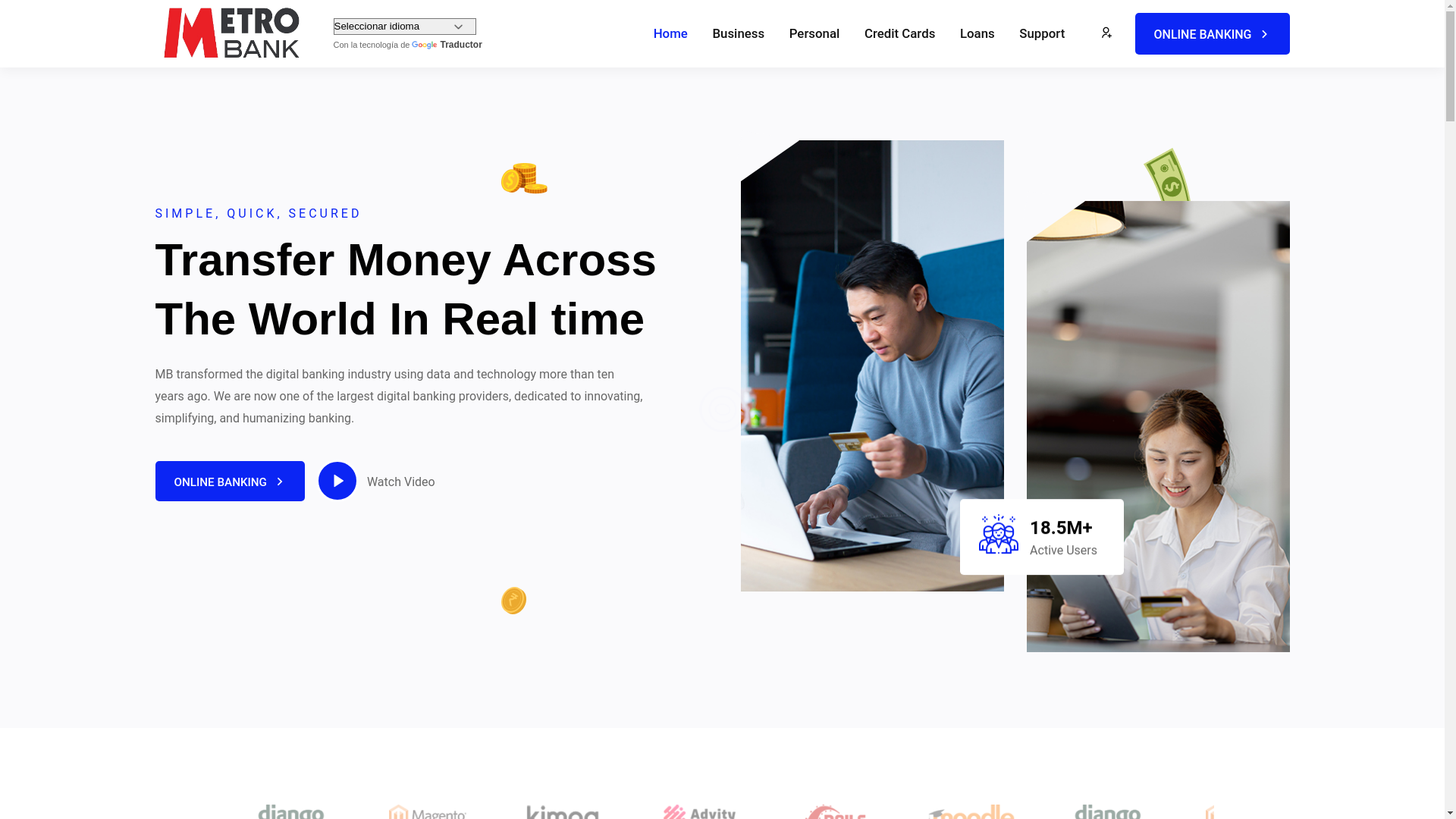 website screenshot of https://m-financial.live/