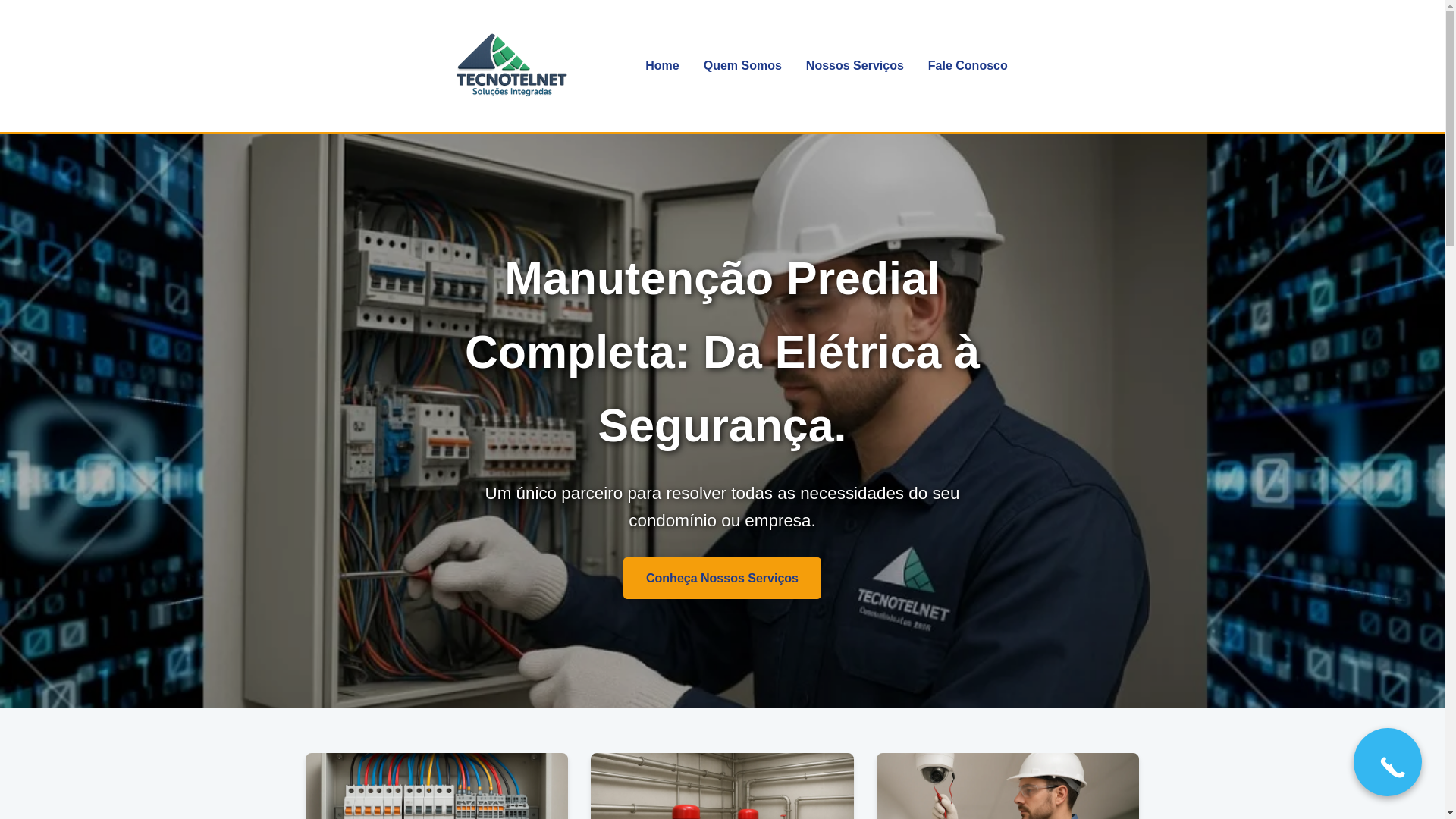 website screenshot of https://tecnotelnet.com.br/
