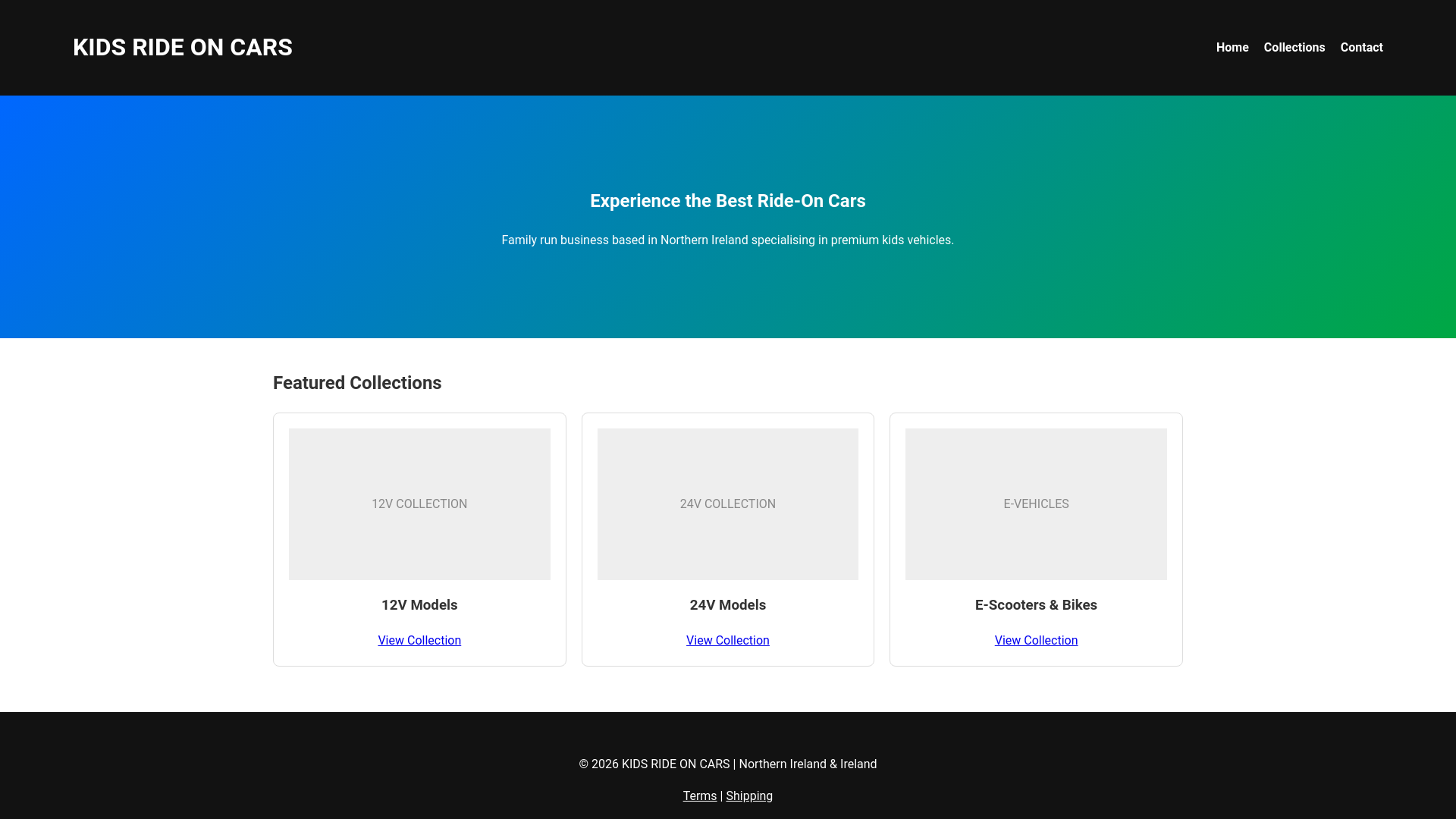 website screenshot of https://rideoncarz-com.pages.dev/