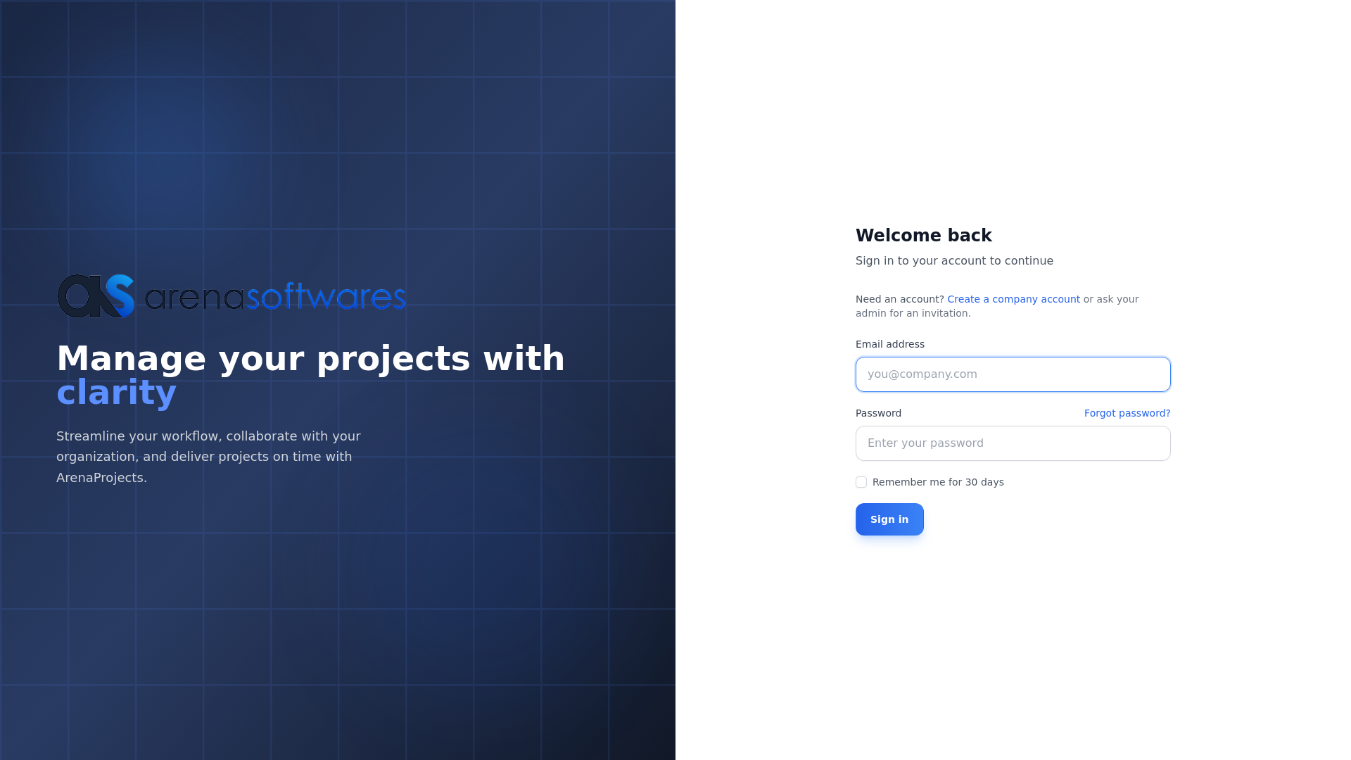website screenshot of https://tasksync.in/