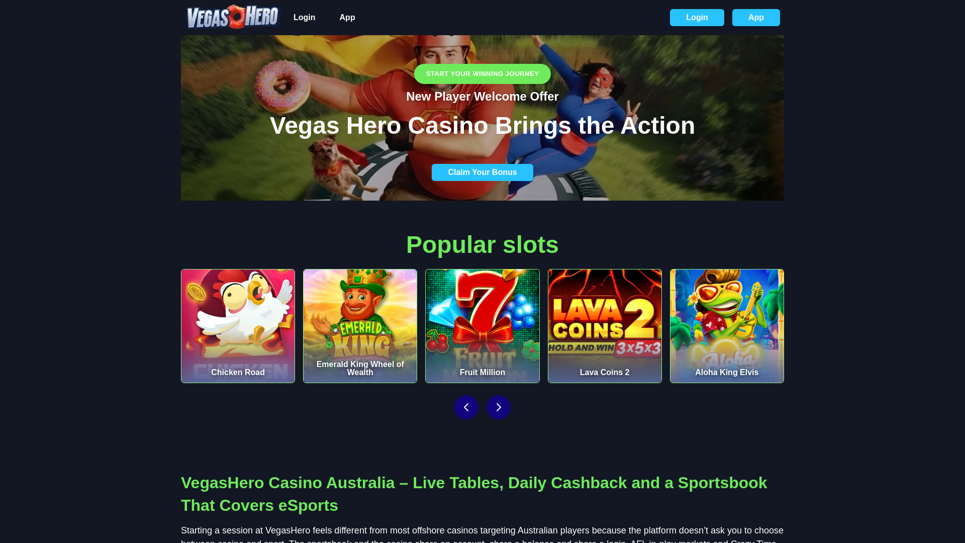 website screenshot of https://vegasherobetau-com.pages.dev/
