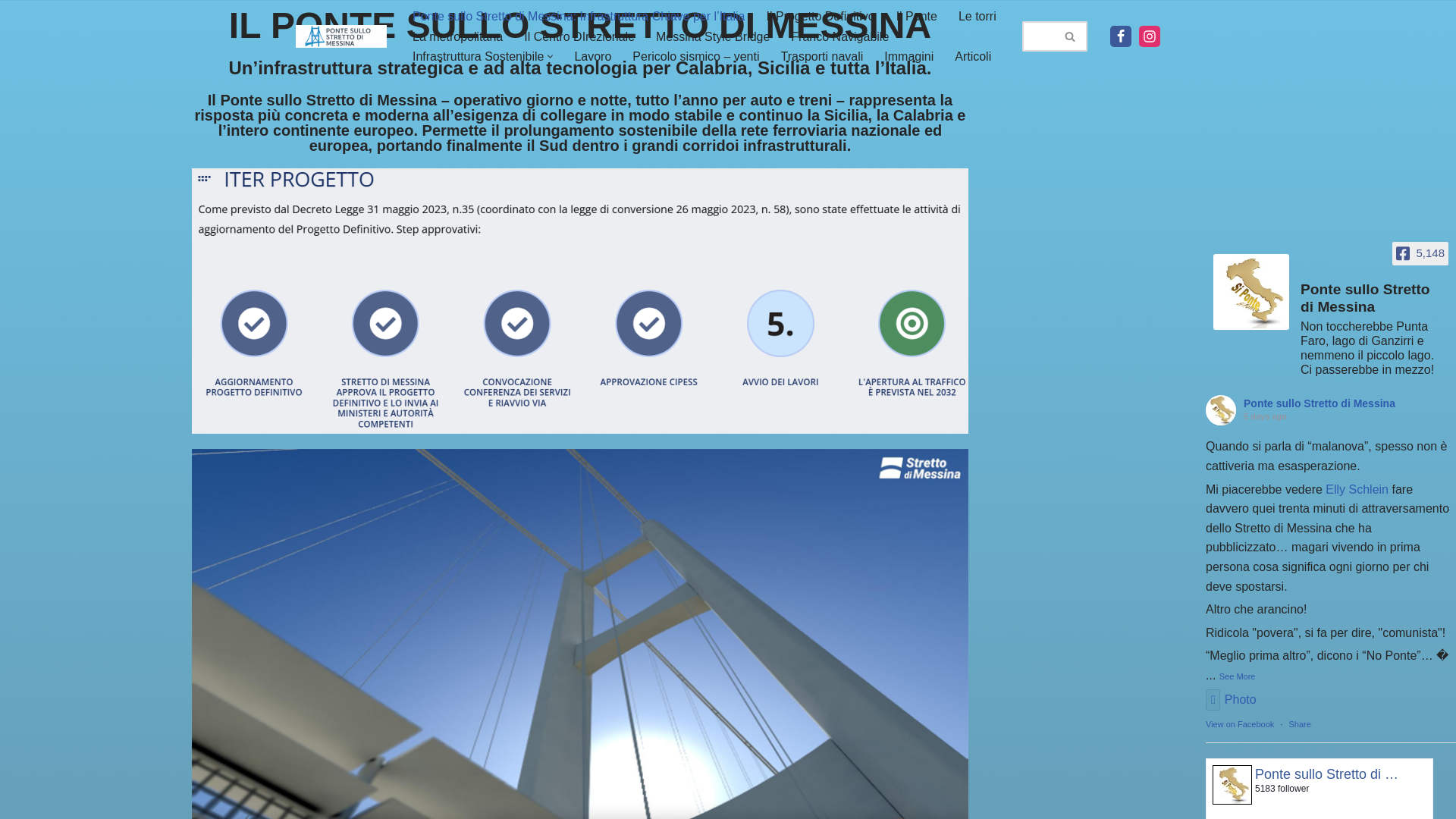 website screenshot of https://ilpontedellapace.it