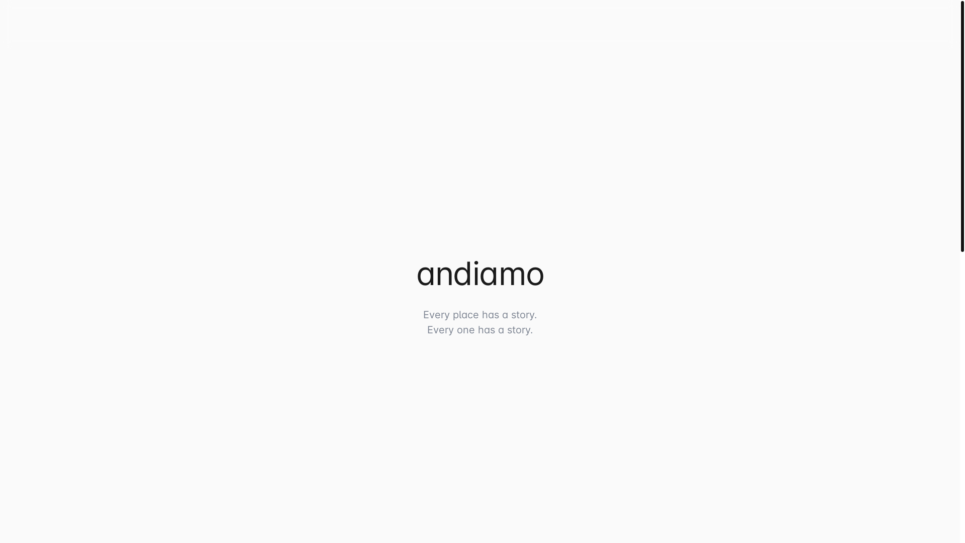 website screenshot of https://andiamo-wvv.pages.dev/