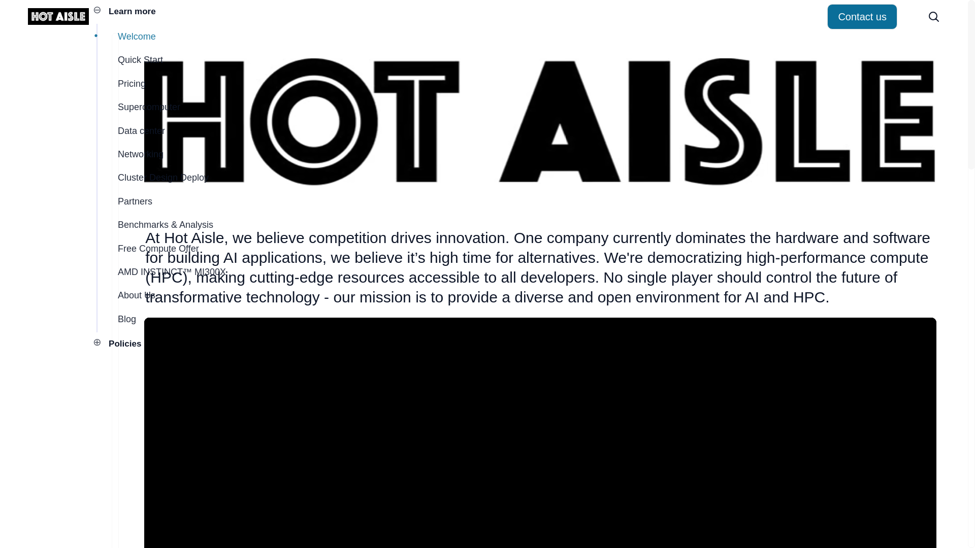 website screenshot of https://hotaisle-bullet.pages.dev/