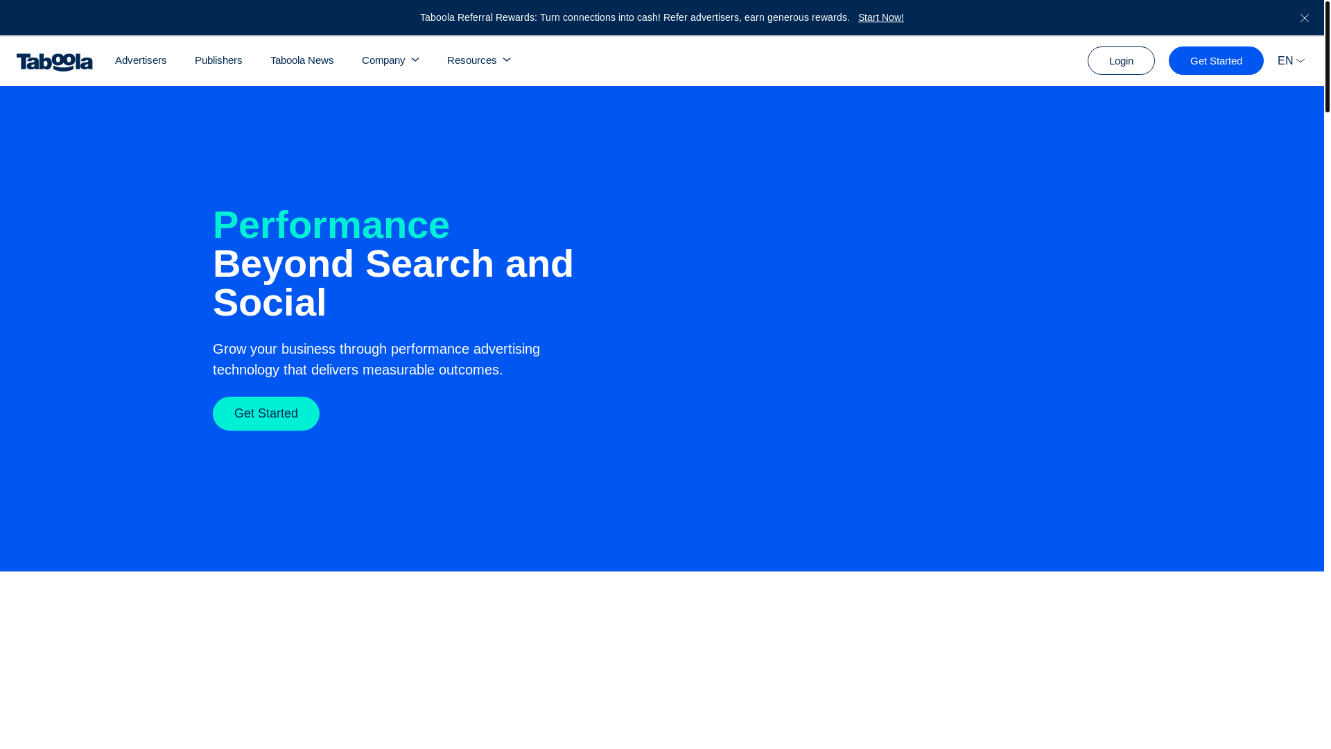 website screenshot of https://taboolastrategies.com/