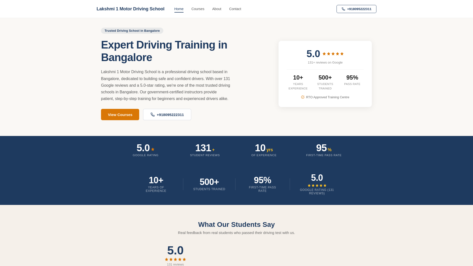 website screenshot of https://lakshmi-1-motor-driving-school-preview.pages.dev/