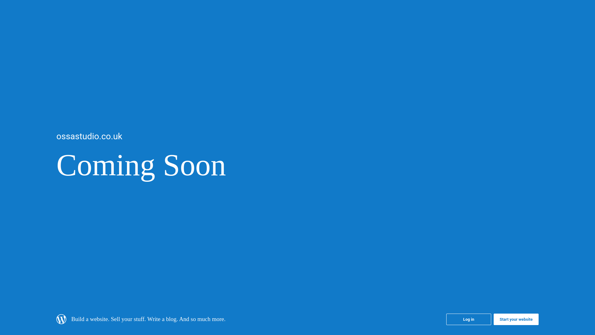 website screenshot of https://ossastudio.co.uk/