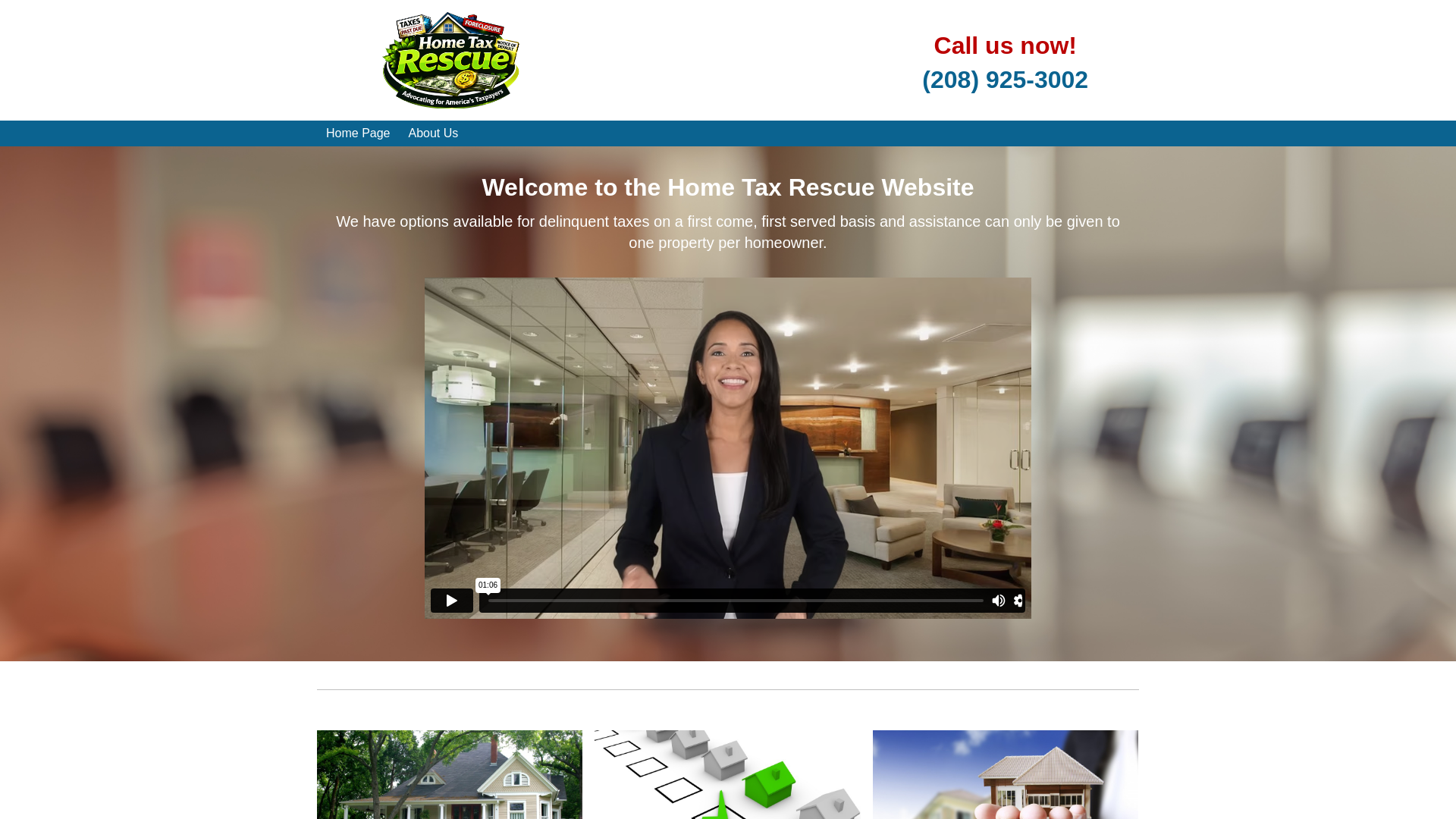 website screenshot of https://hometaxrescue.com