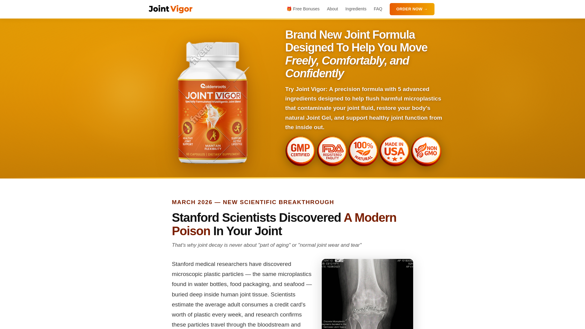 website screenshot of https://jointvigor-website.pages.dev/