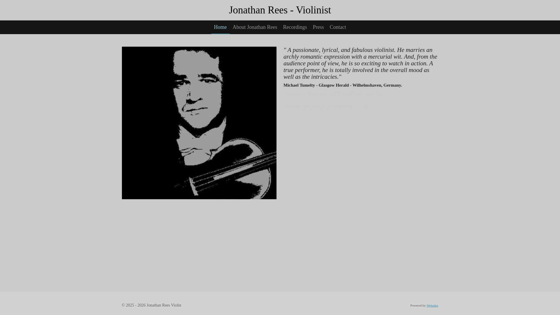 website screenshot of https://jonathanreesviolin.co.uk/