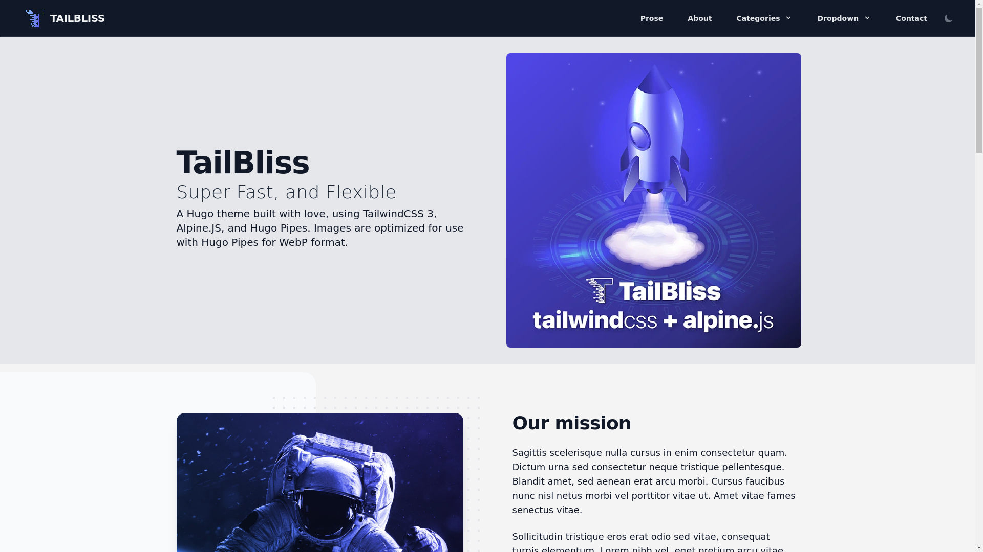 website screenshot of https://nadignarrative.com/
