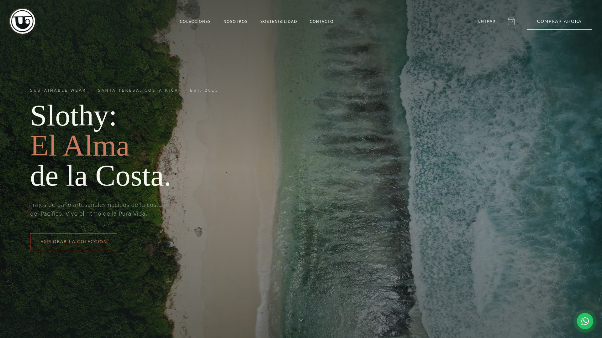 website screenshot of https://slothysw.shop/