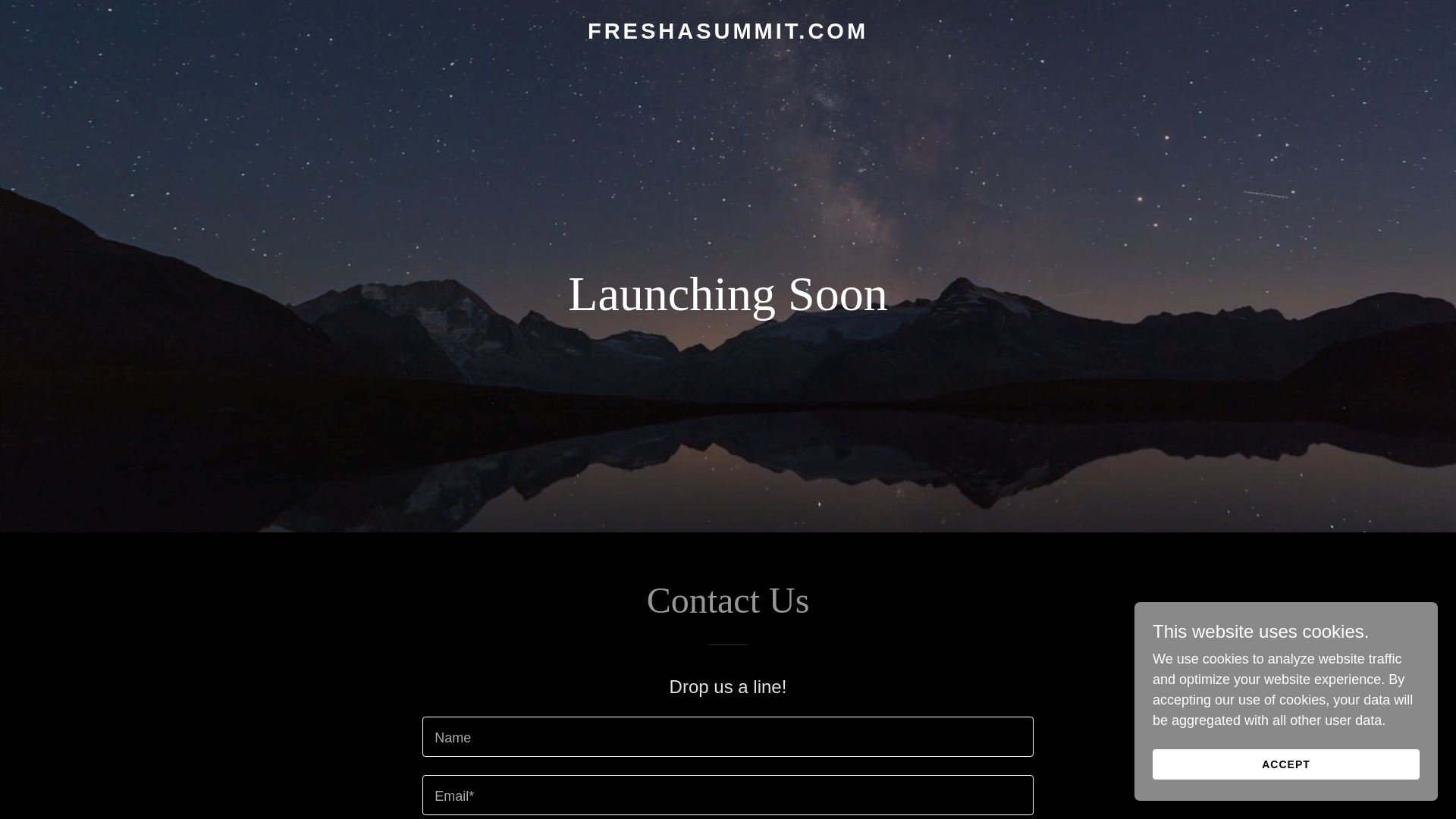 website screenshot of https://freshasummit.com/