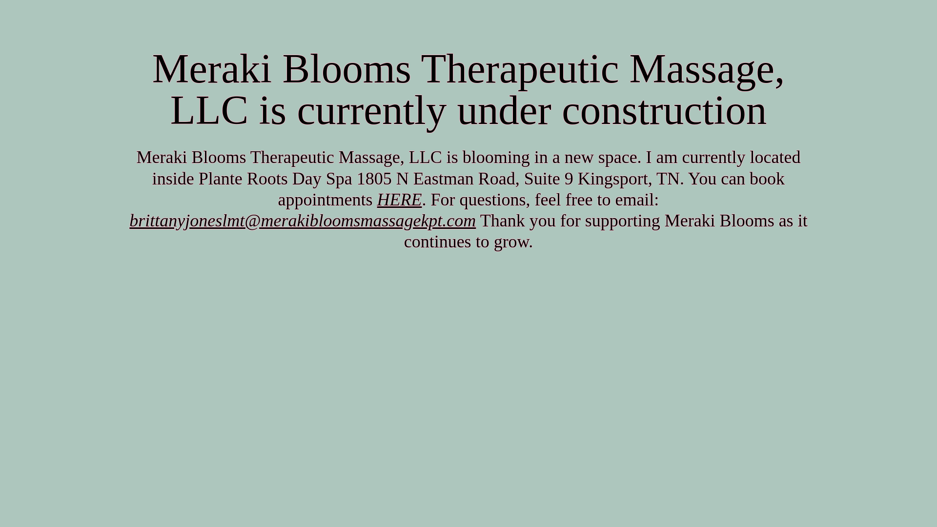 website screenshot of https://merakibloomsmassagekpt.net/