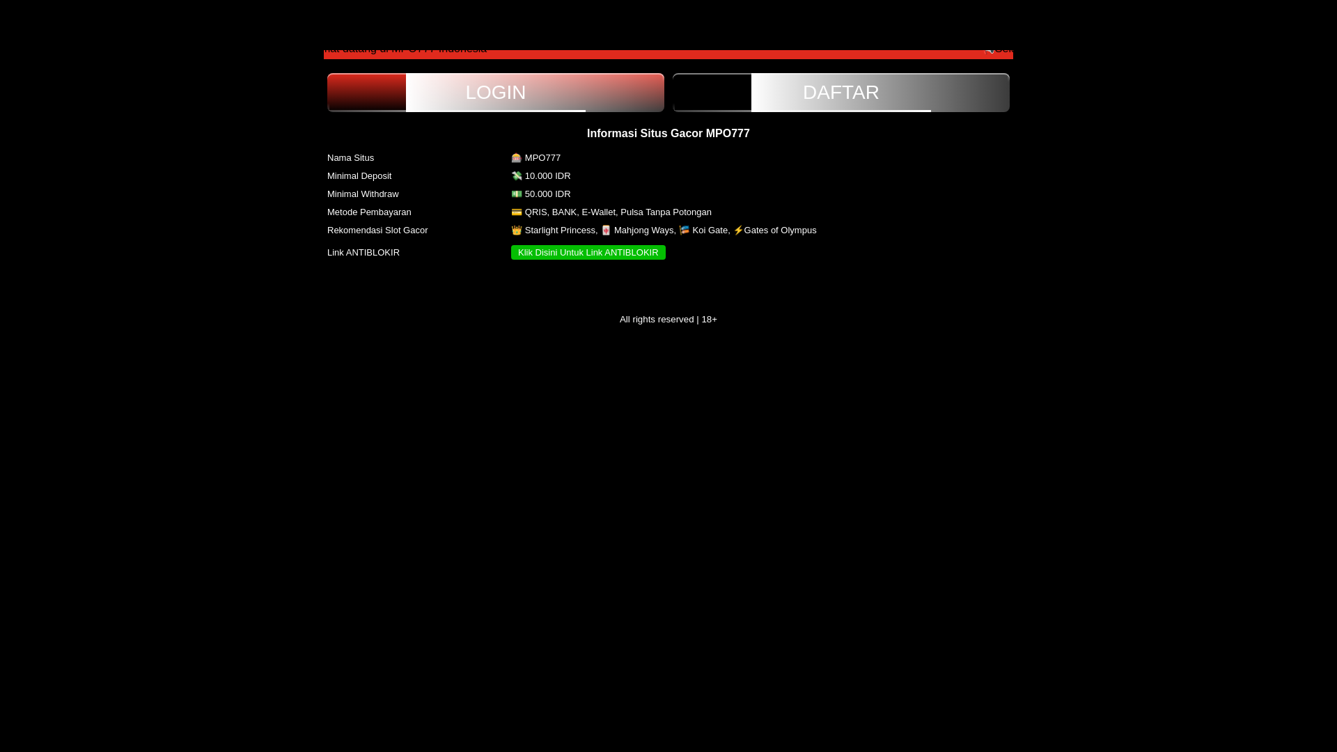 website screenshot of https://cuan-mpo777.pages.dev/