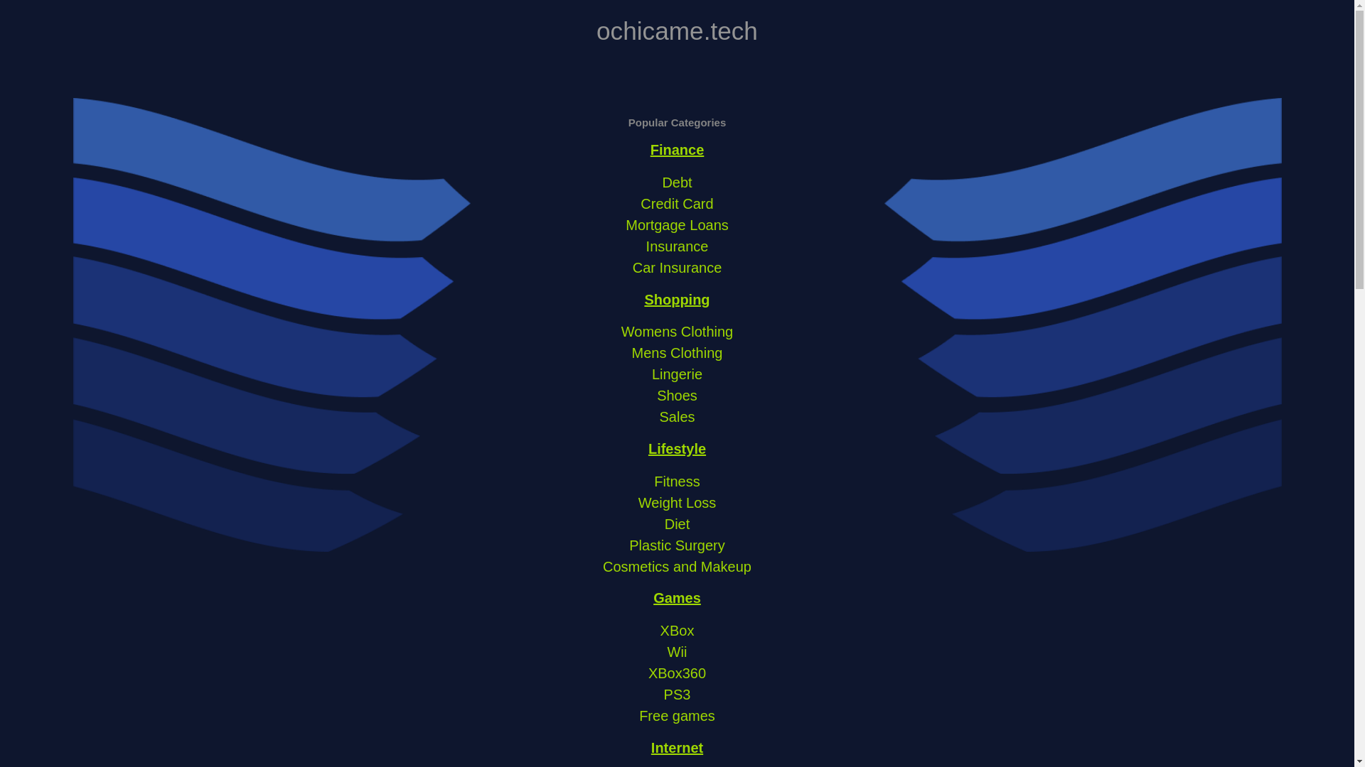 website screenshot of https://ochicame.tech/