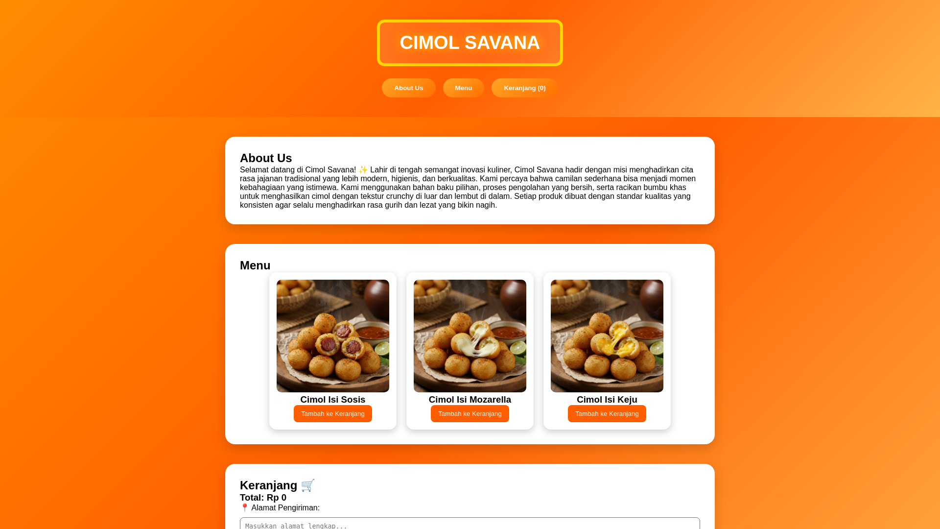 website screenshot of https://cimol-savana-katalog10.pages.dev/