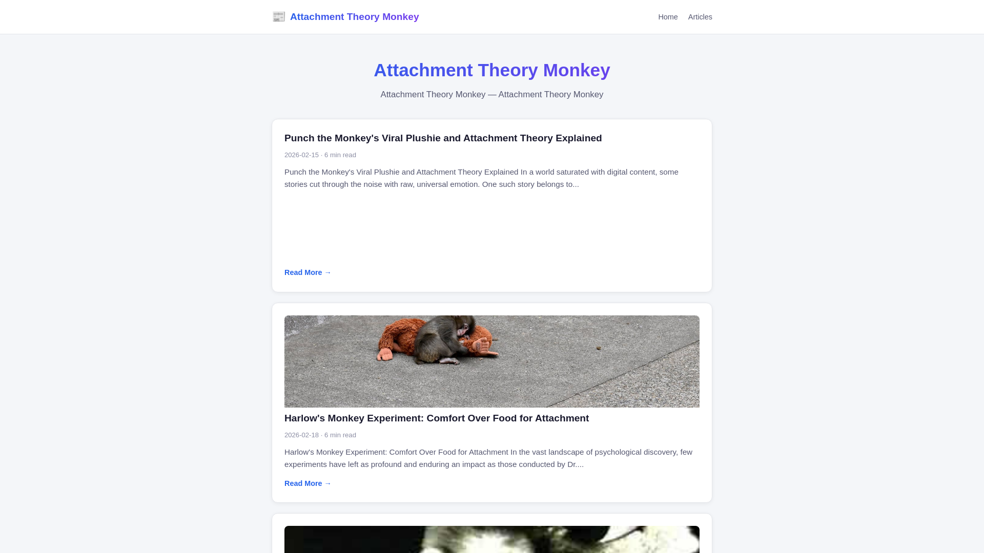 website screenshot of https://attachment-theory-monkey.pages.dev/