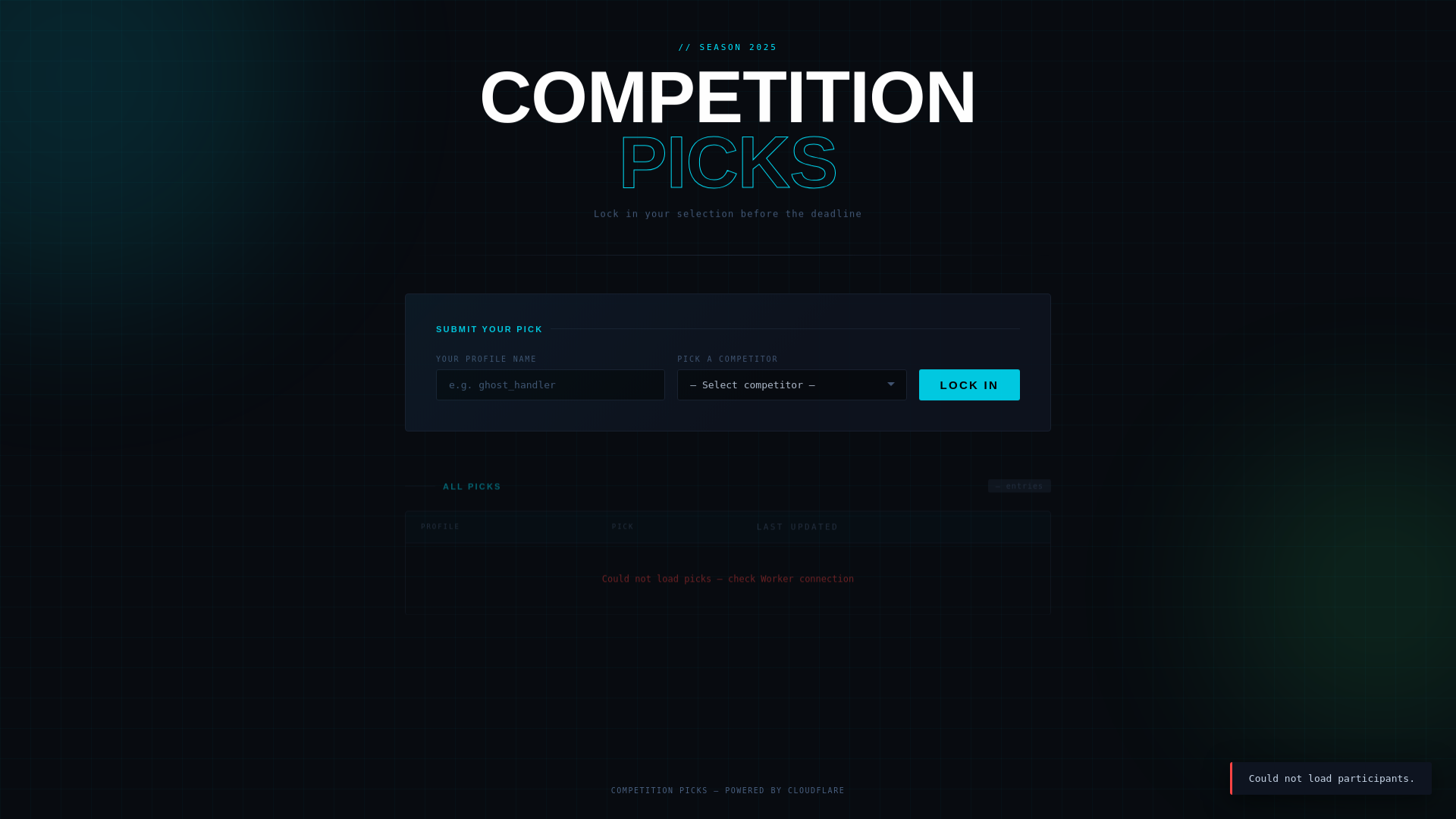 website screenshot of https://microgamer-competition-picks.pages.dev/
