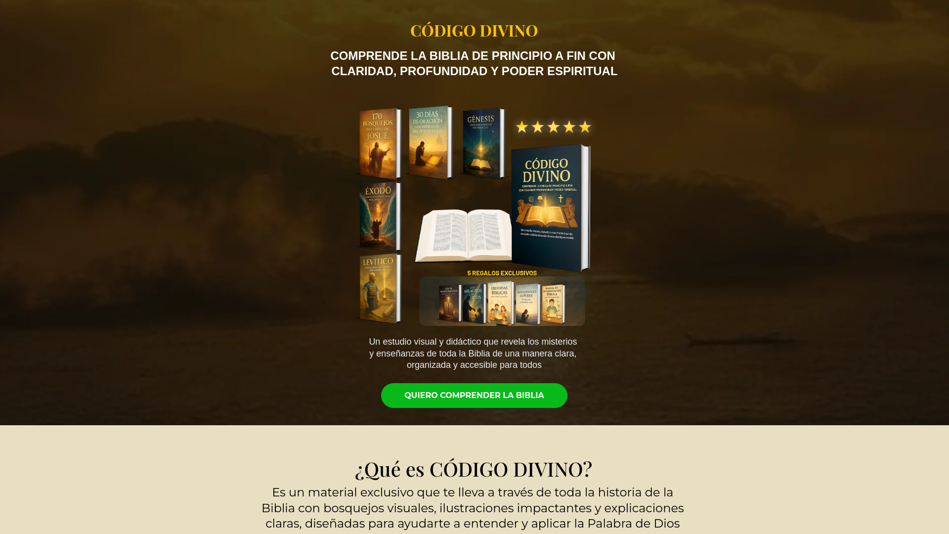 website screenshot of https://codigodivinouniversal.com/