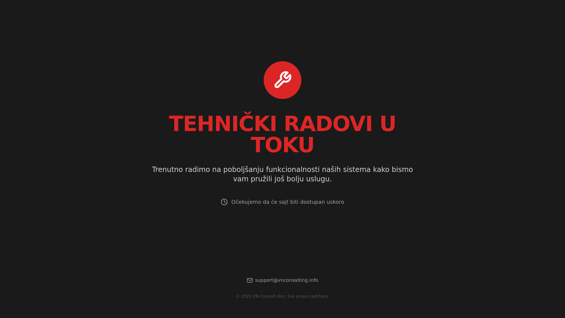 website screenshot of https://vnconsalting.info/