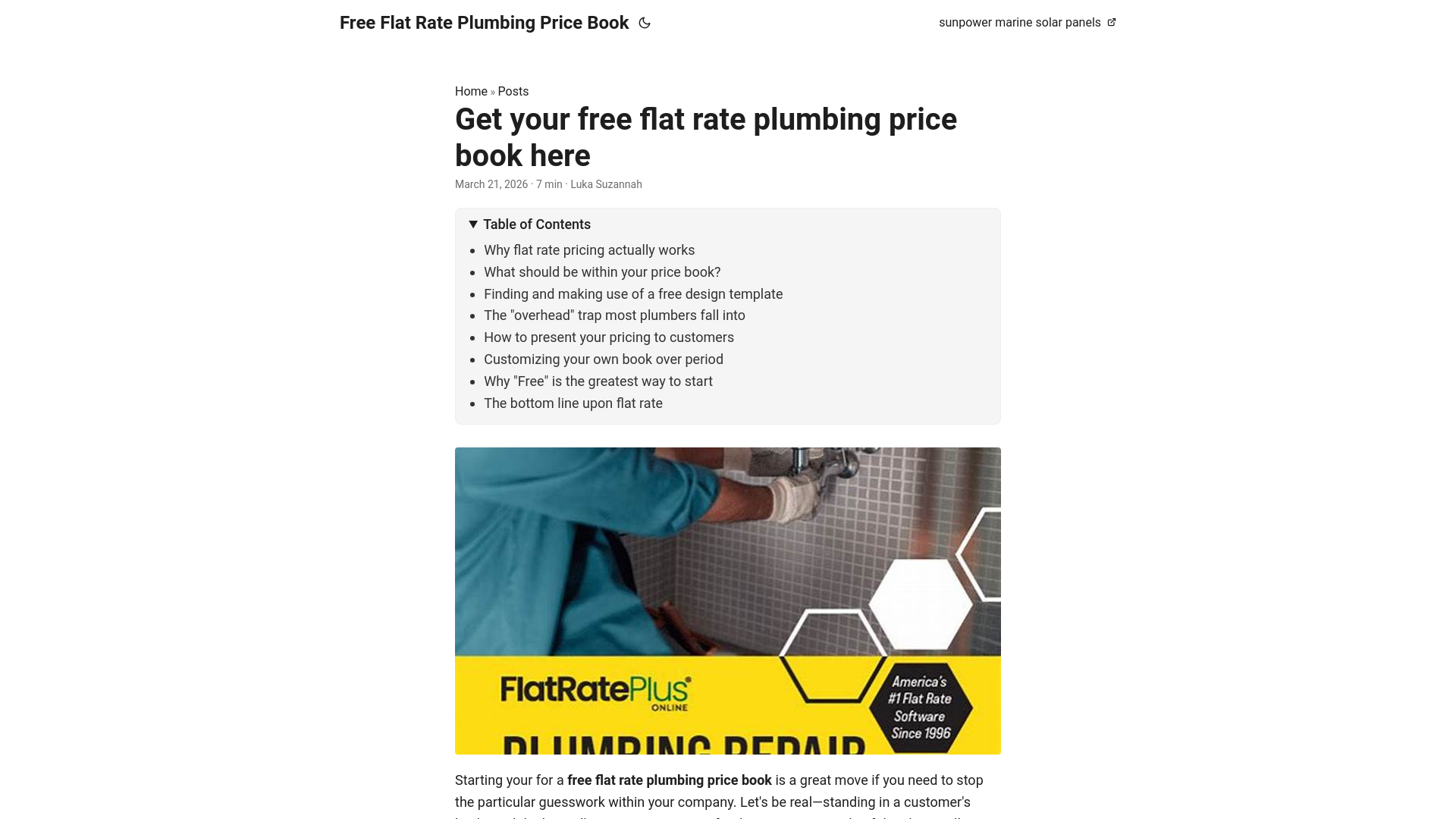 website screenshot of https://free-flat-rate-plumbing-price-book.pages.dev/