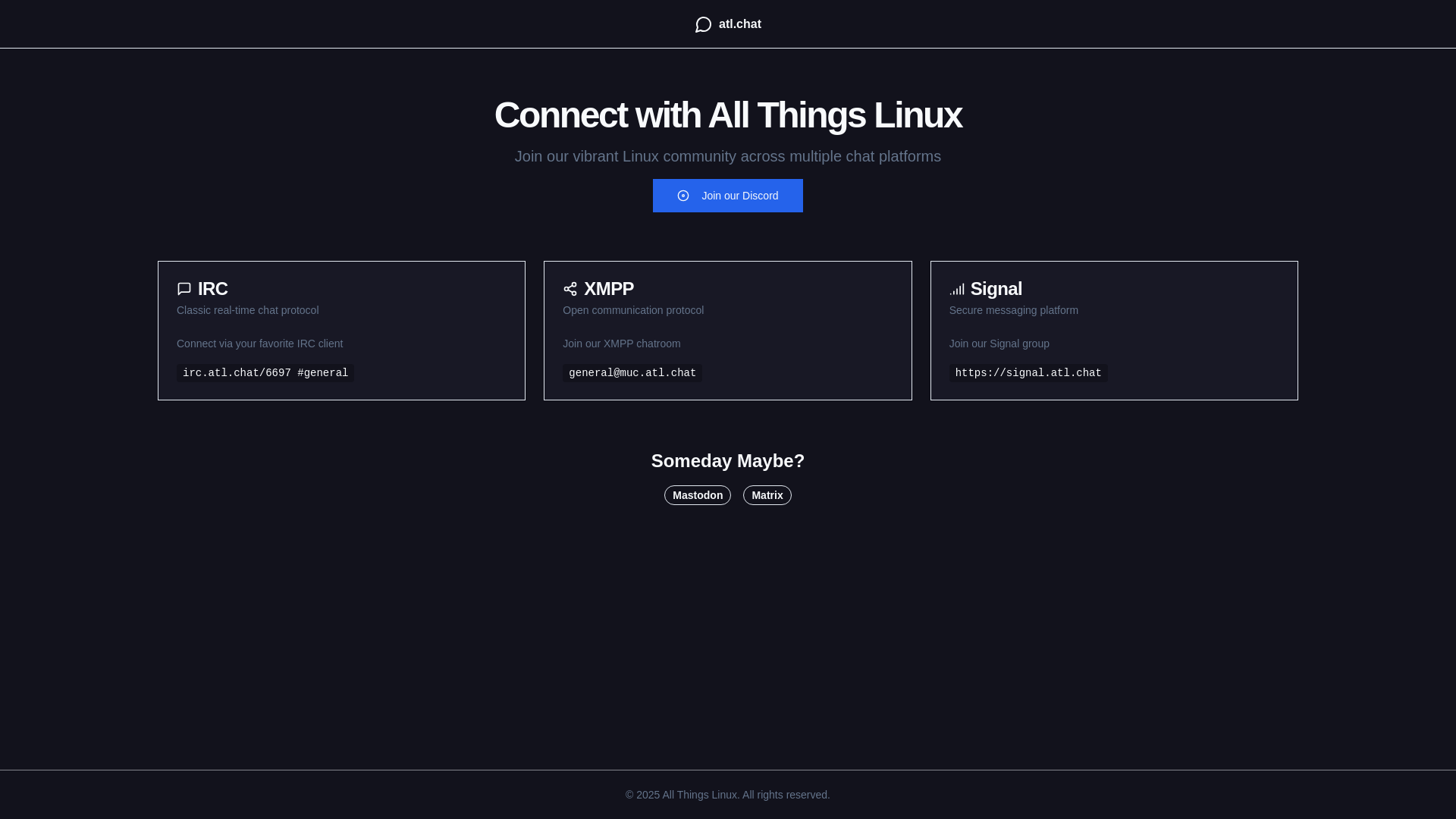 website screenshot of https://atl-chat.pages.dev/