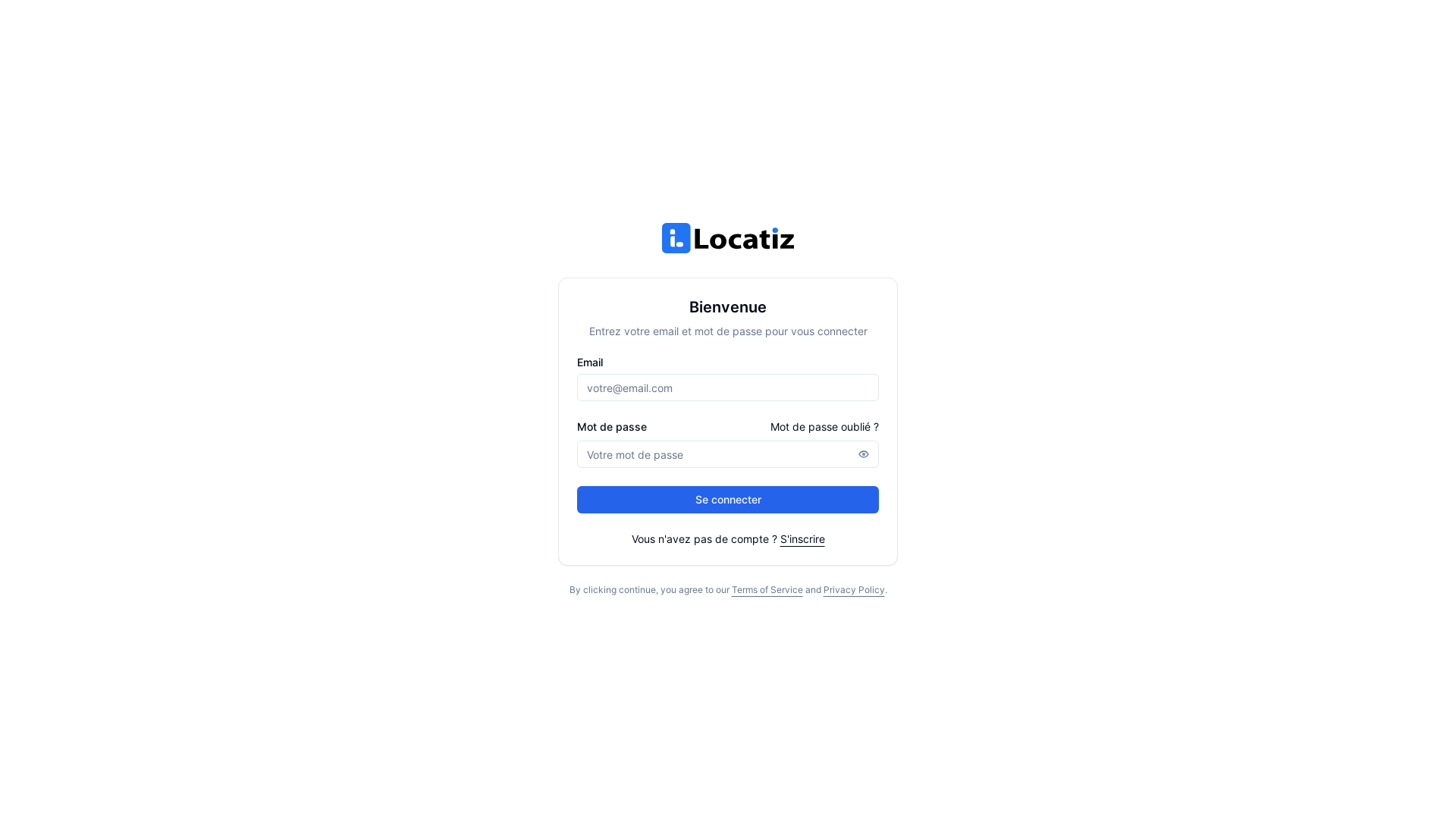 website screenshot of https://locatiz.tn/