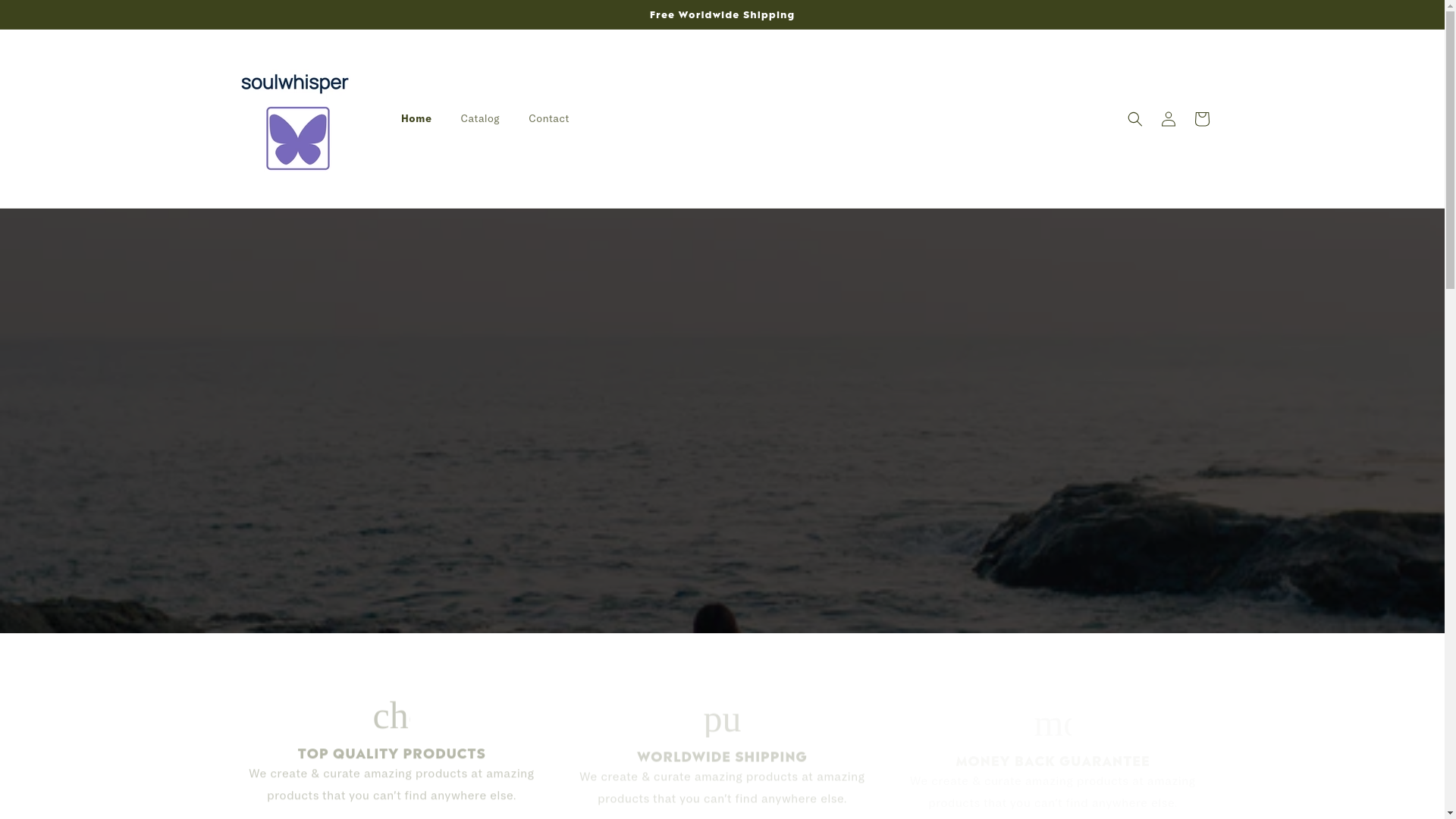website screenshot of https://soulwhispermarket.com/
