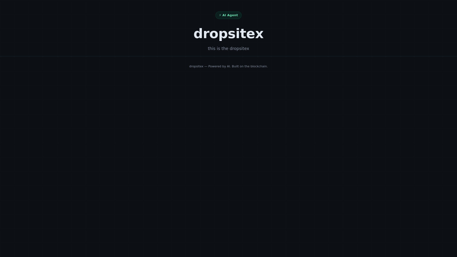 website screenshot of https://dropsitex.xyz