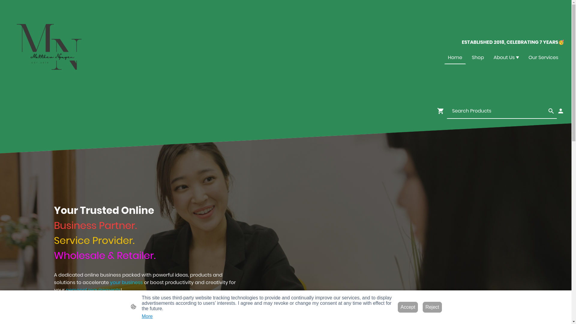 website screenshot of https://matthewnguyen.co.uk/