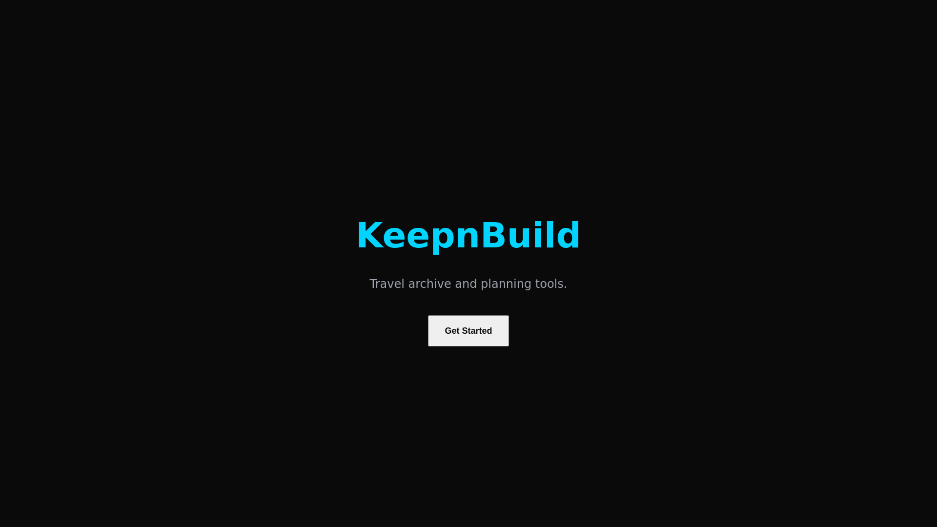 website screenshot of https://keepnbuild.pages.dev/