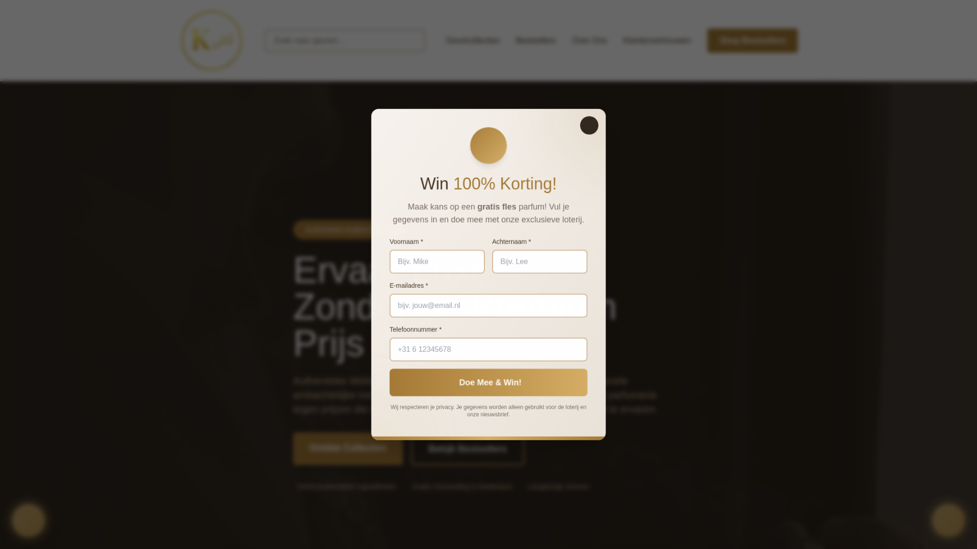 website screenshot of https://kalashhparfums.com/