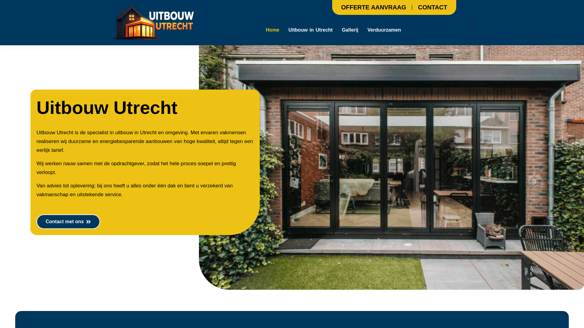website screenshot of https://uitbouwutrecht.nl/