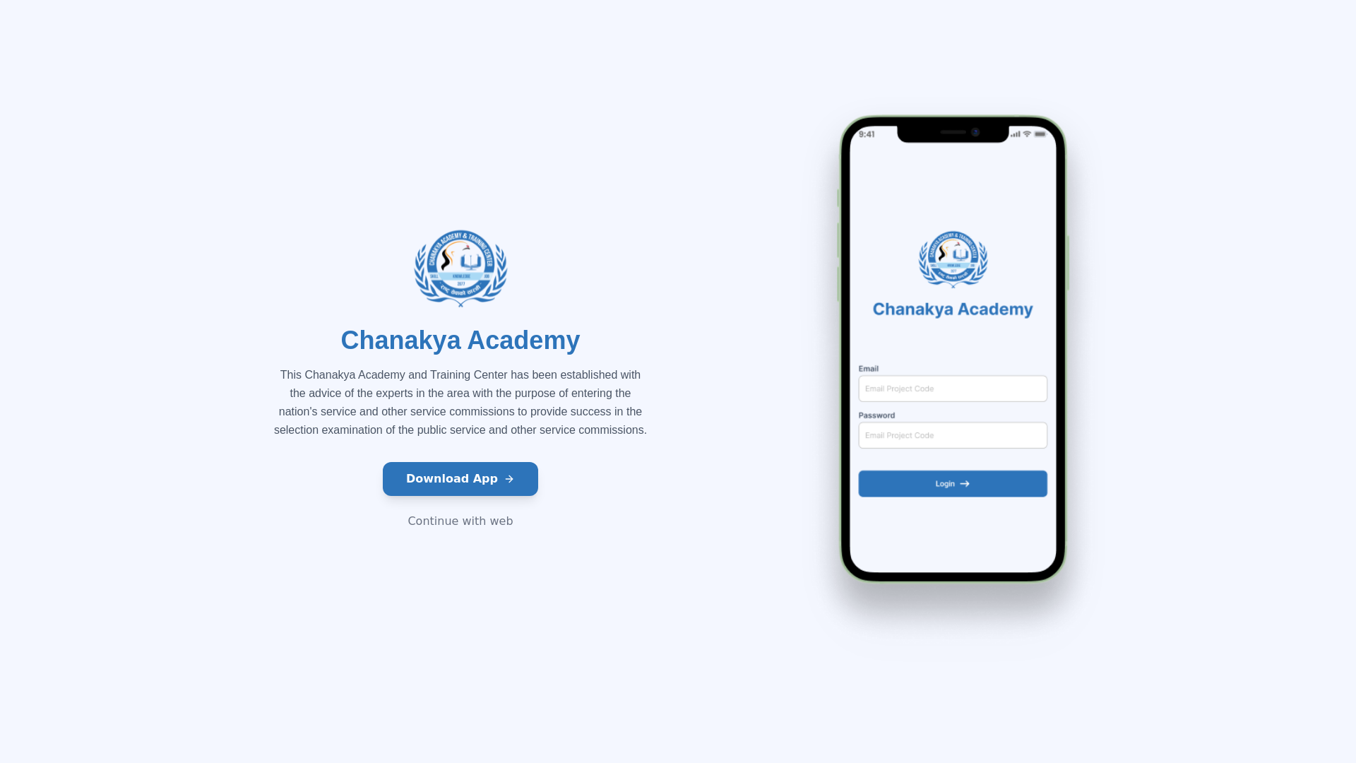 website screenshot of https://chanakya-cms-dev.pages.dev/