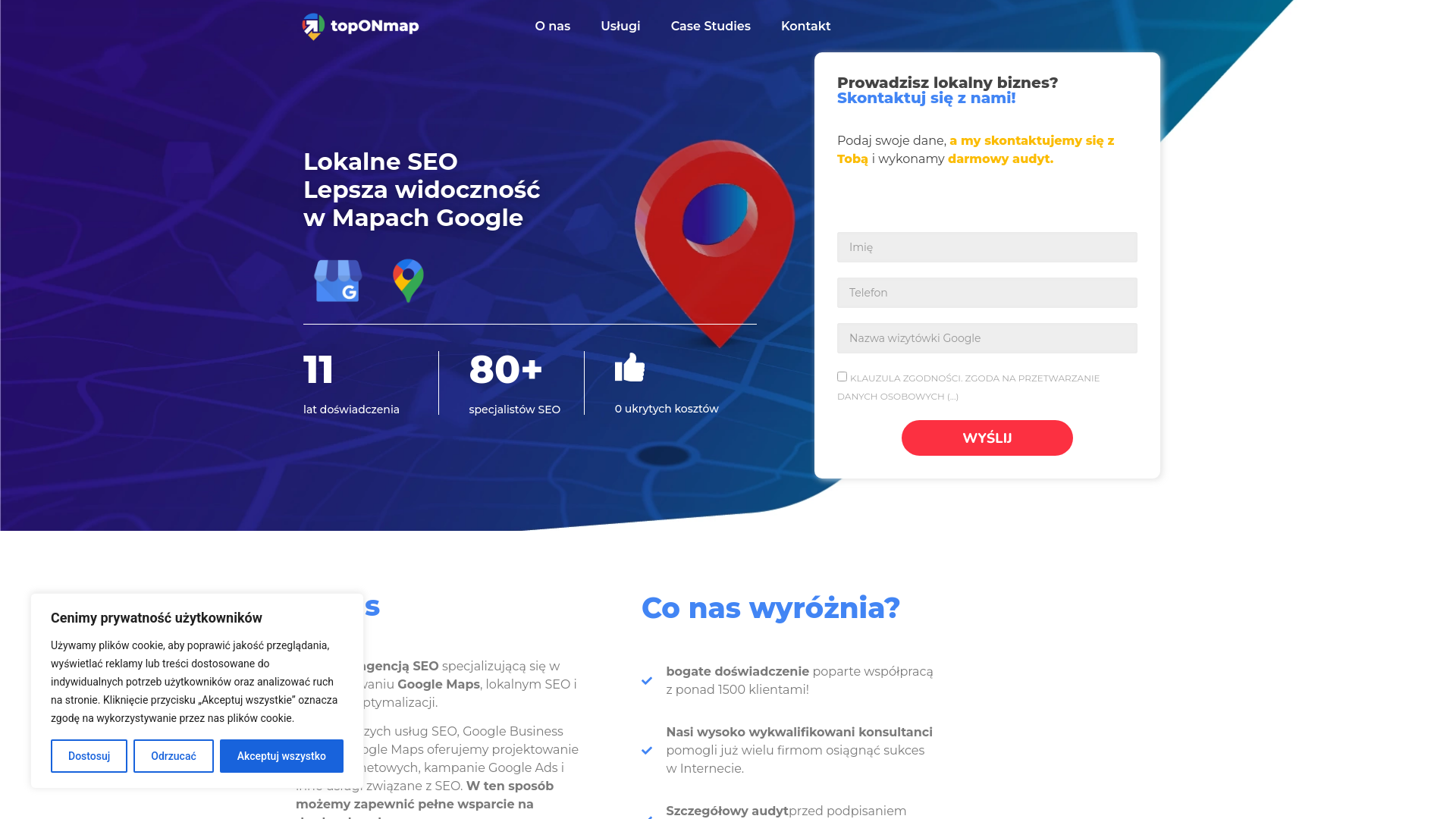 website screenshot of https://profildobregobiznesu.pl/