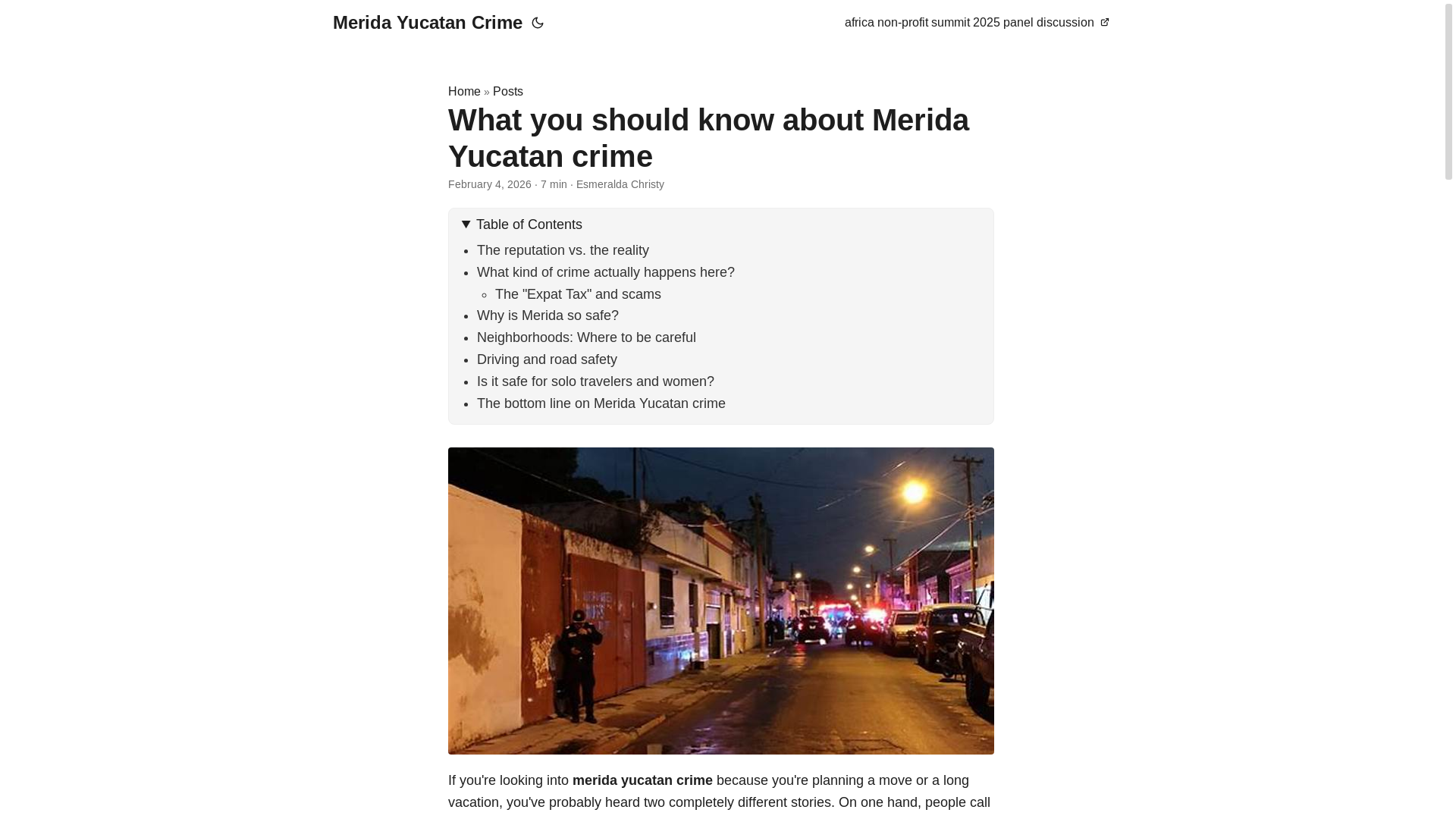 website screenshot of https://merida-yucatan-crime.pages.dev/