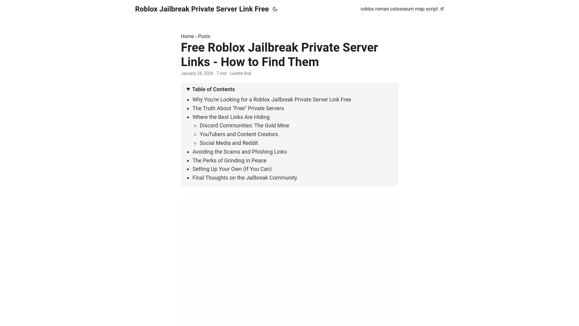 website screenshot of https://robloxjailbreakprivateserverlinkfree.pages.dev/