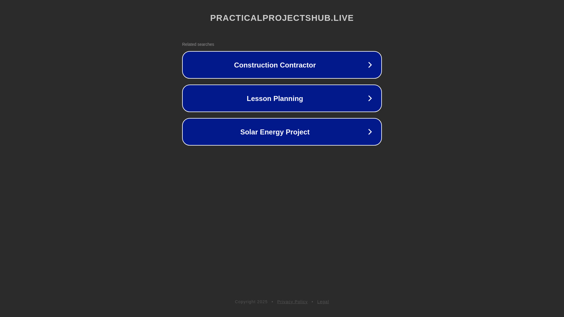 website screenshot of https://practicalprojectshub.live/