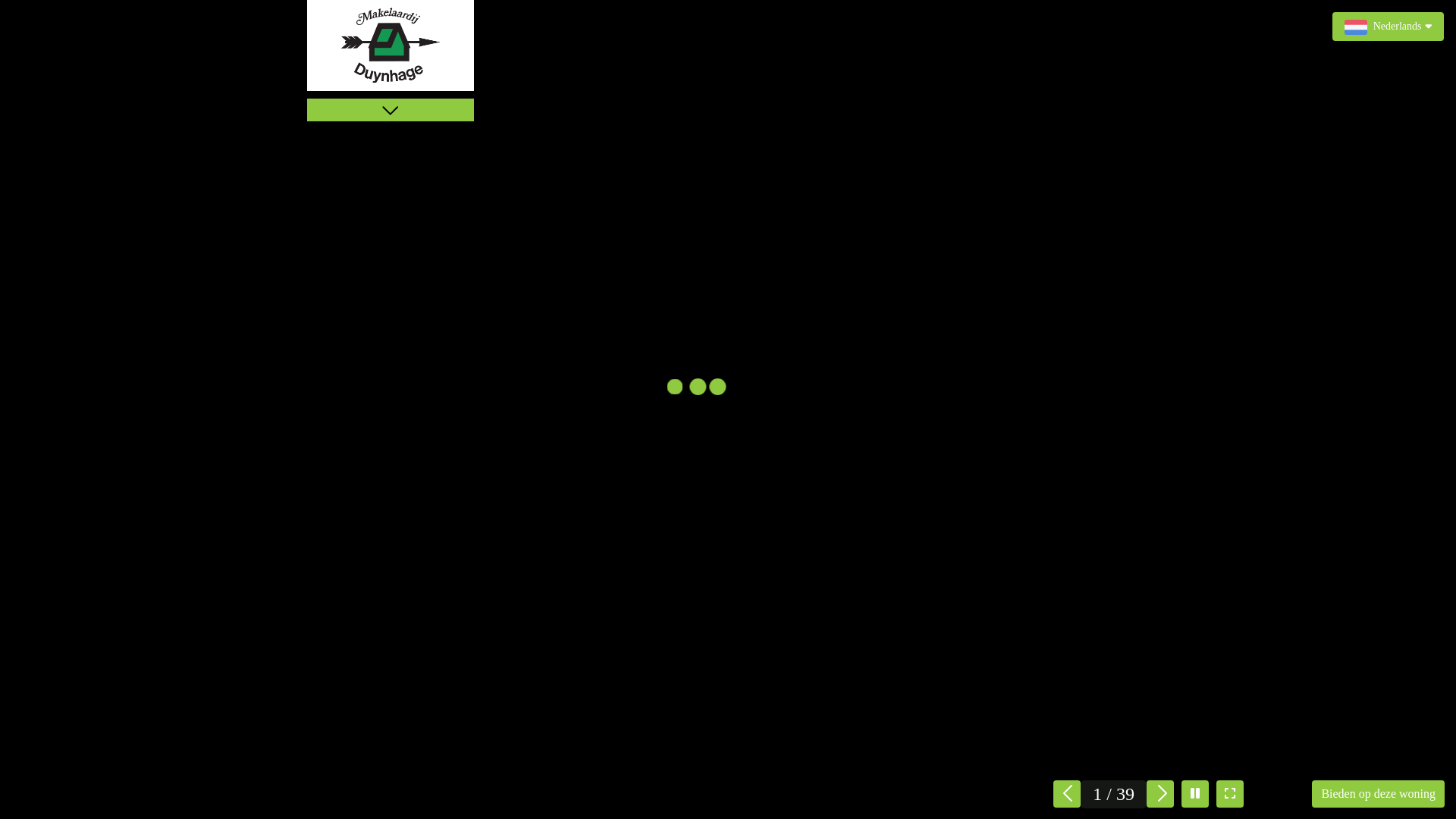 website screenshot of https://ericalaan135.nl/